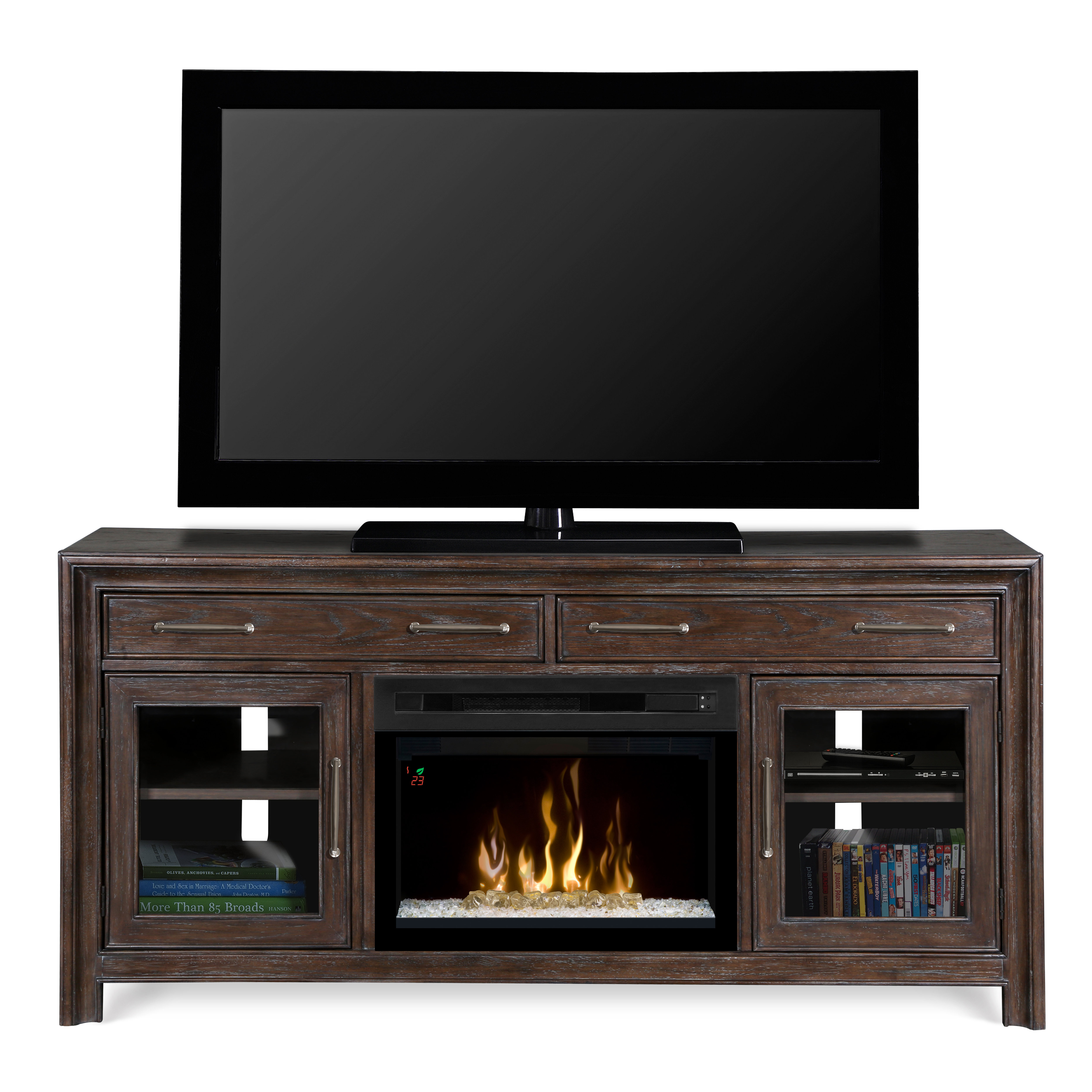 Dimplex Woolbrook TV Stand with Electric Fireplace Reviews Wayfair