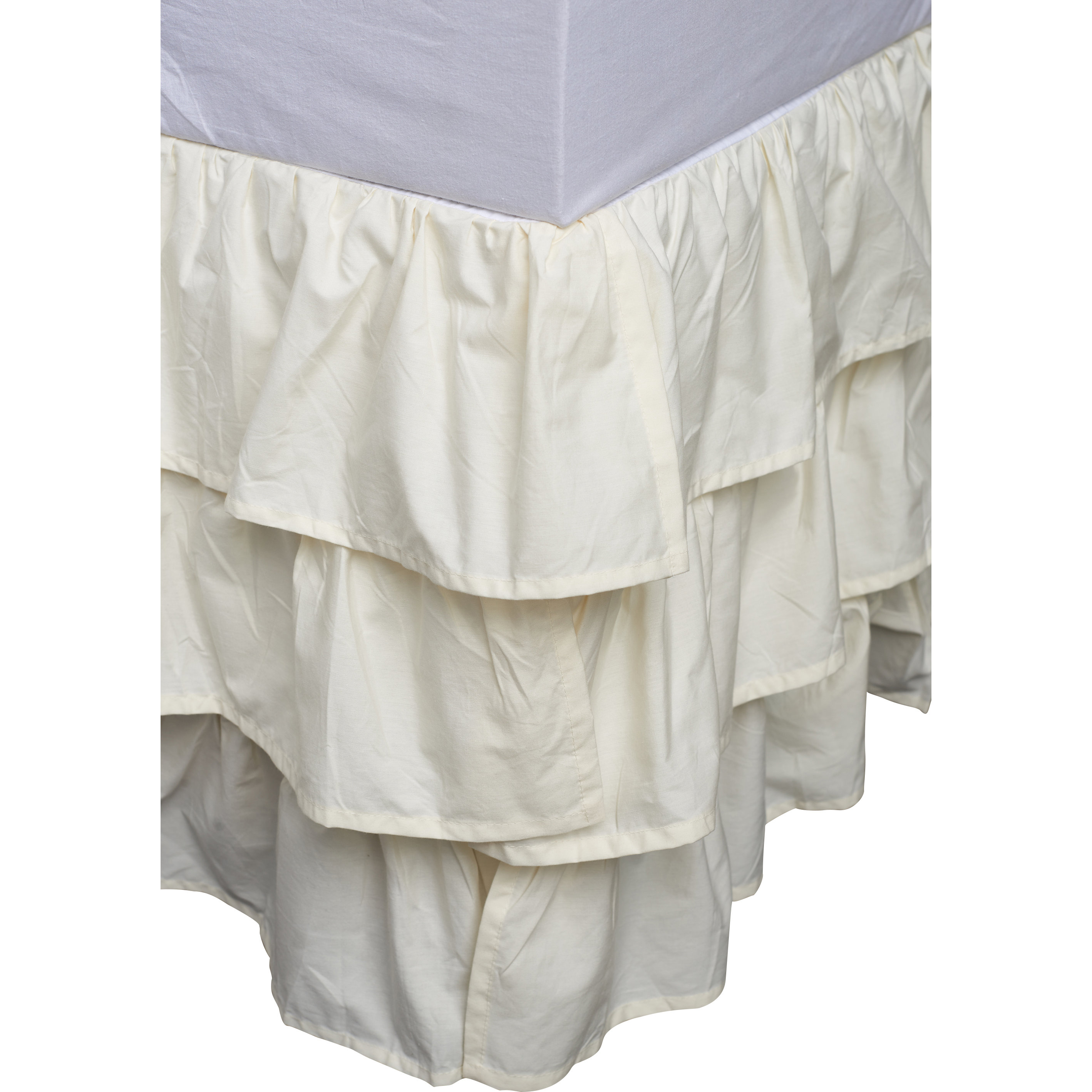 Amity Home Bella Ruffle Cotton Bed Skirt & Reviews Wayfair