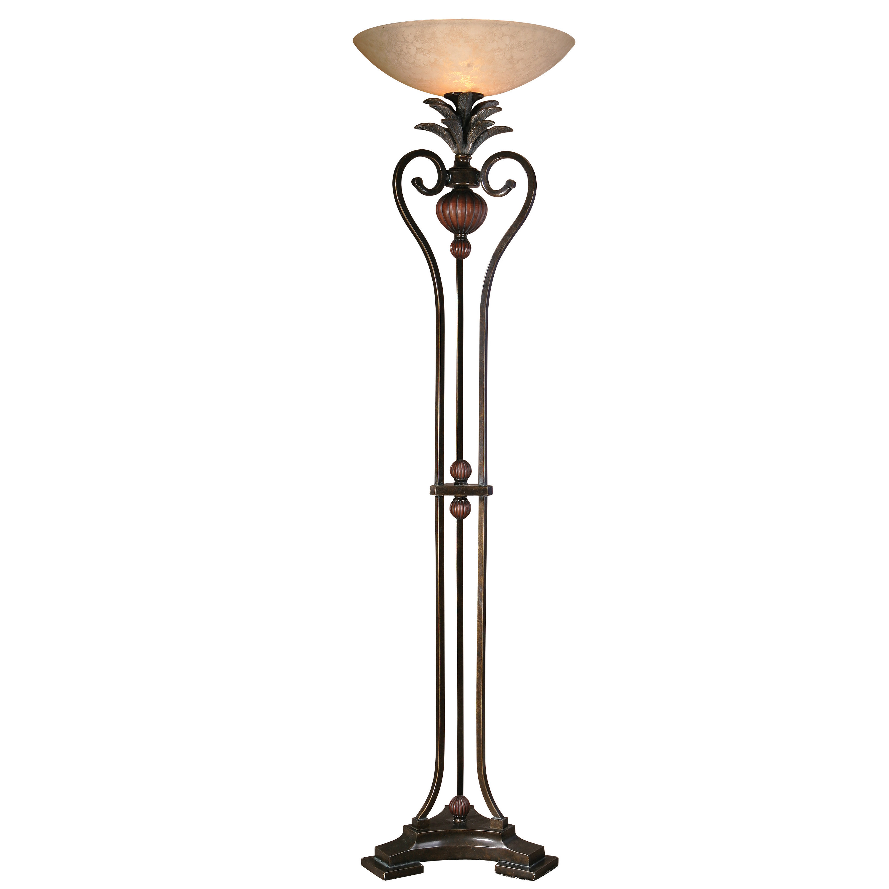 Uttermost Andra 73" Torchiere Floor Lamp & Reviews Wayfair