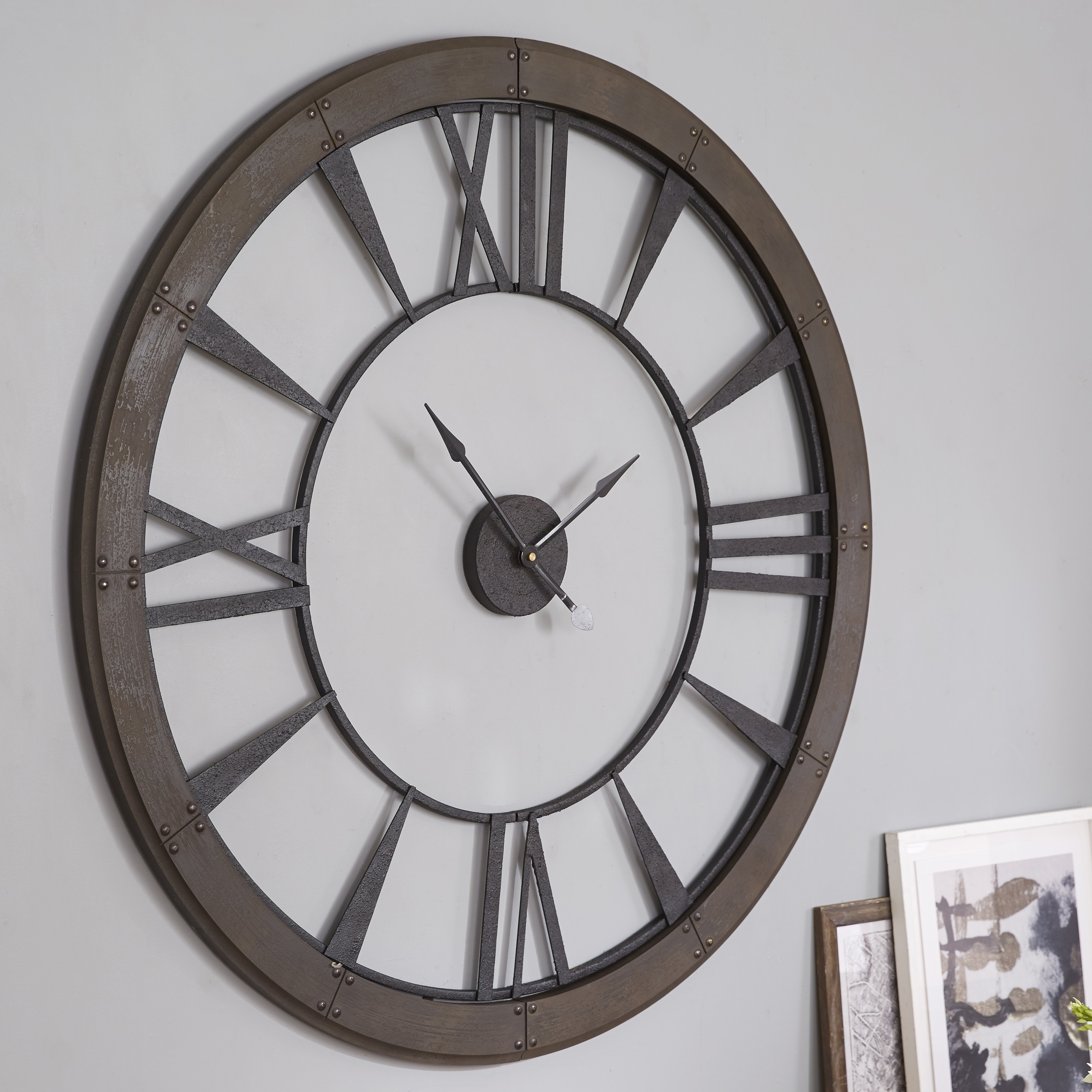Uttermost Ronan Oversized 60" Wall Clock & Reviews Wayfair