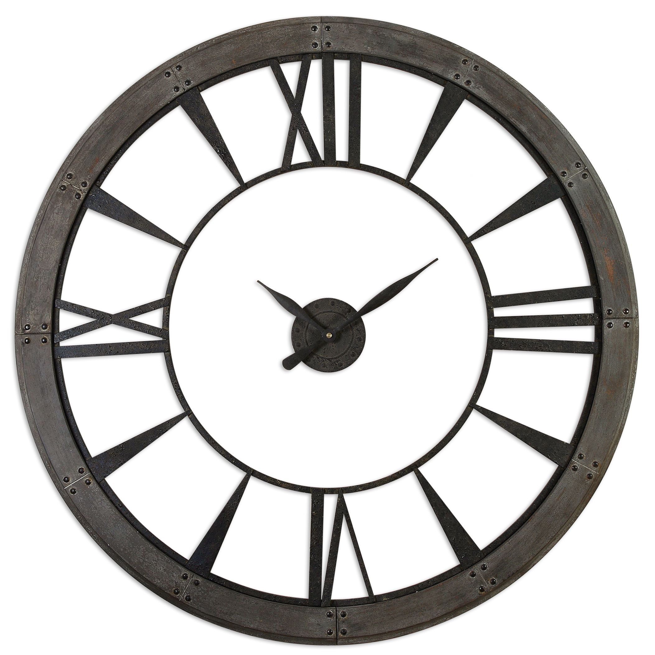 Uttermost Ronan Oversized 60" Wall Clock & Reviews Wayfair