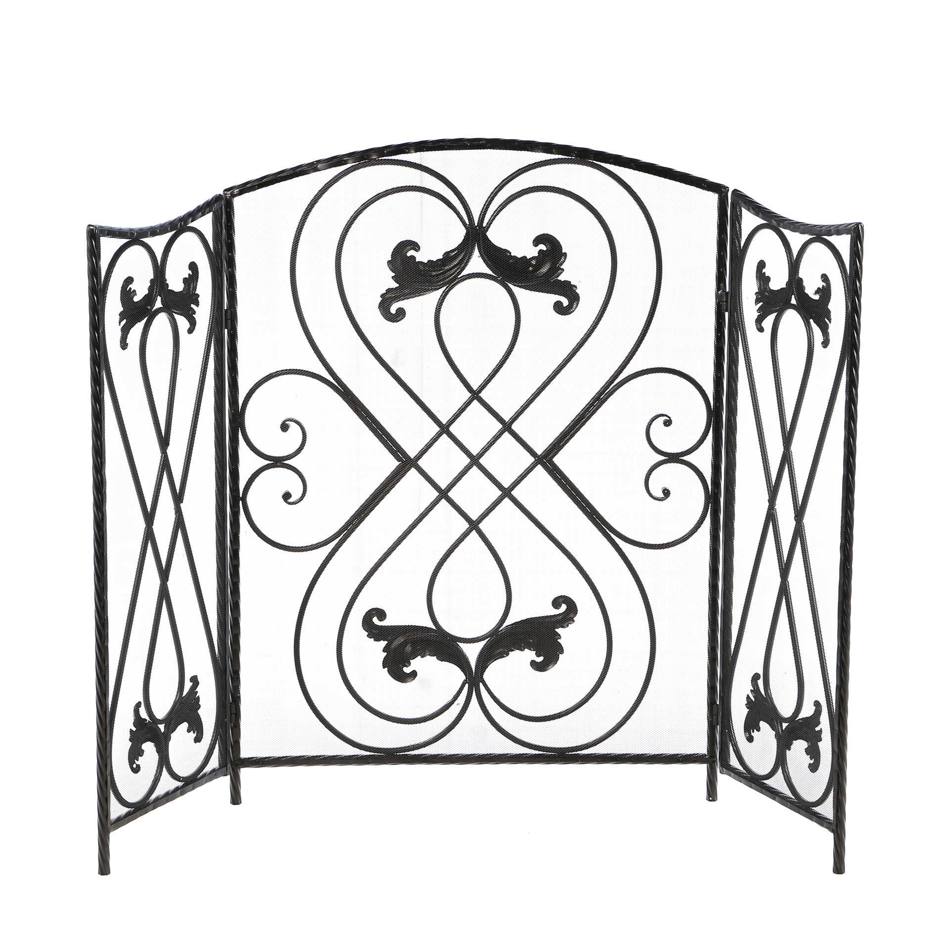 Uttermost Effie 3 Panel Metal Fireplace Screen & Reviews Wayfair