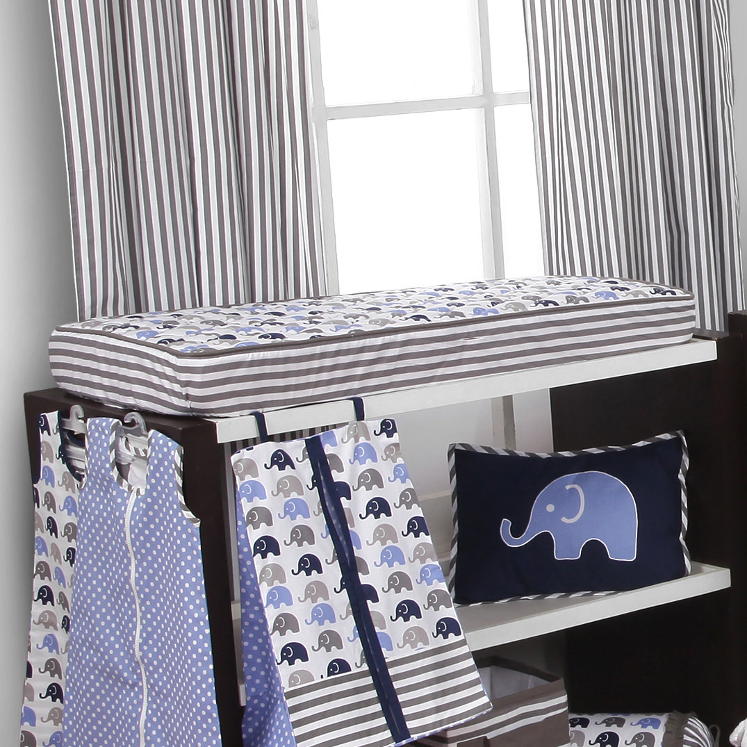 Bacati Mini Elephants Changing Pad Cover & Reviews Wayfair