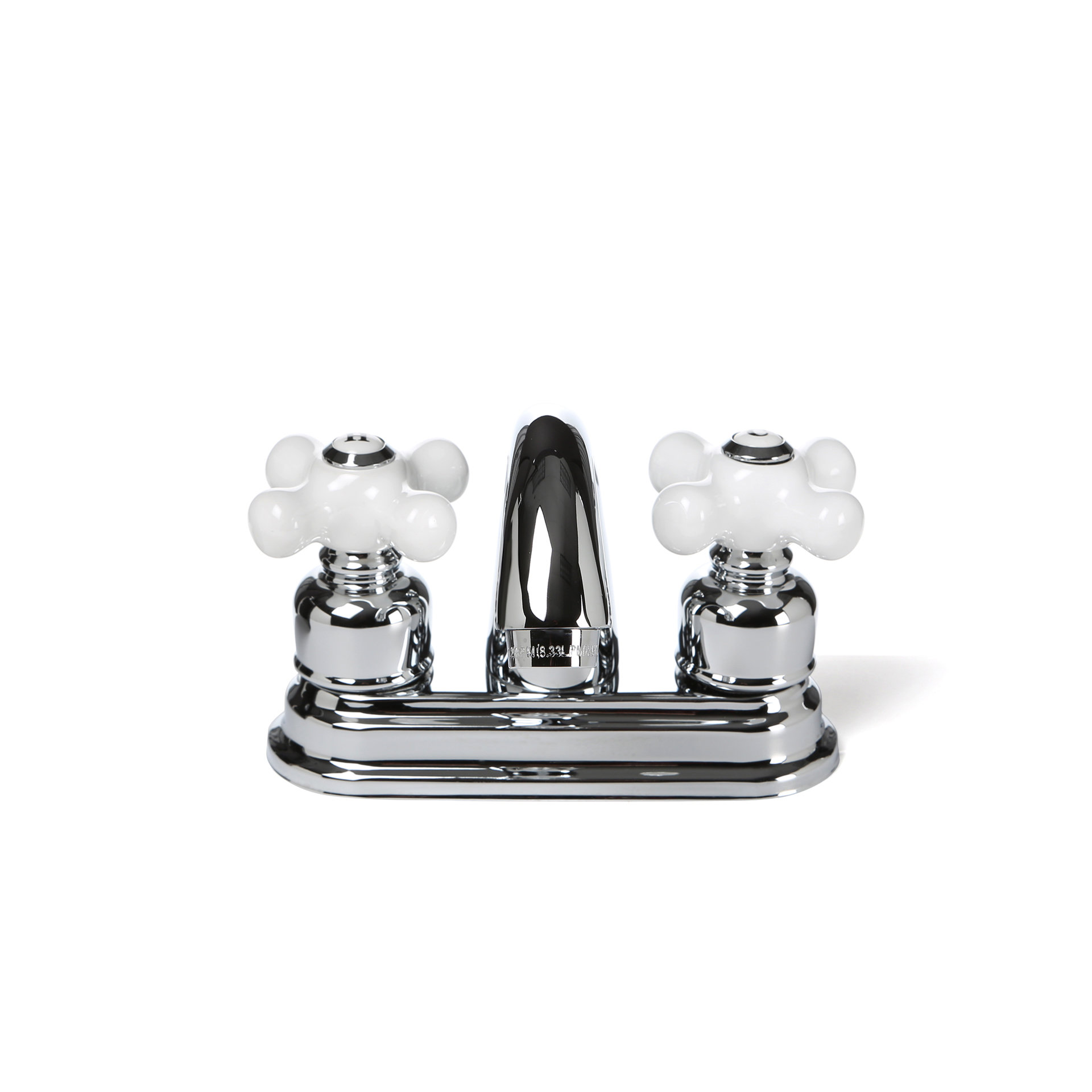 Elements of Design Chicago Centerset Bathroom Sink Faucet with Double