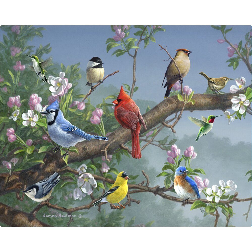 Magic Slice Songbirds in Apple Blossoms by James Hautman Non-Slip ...