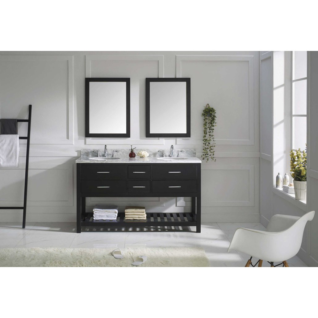 Virtu Caroline Estate 60" Bathroom Vanity & Reviews Wayfair