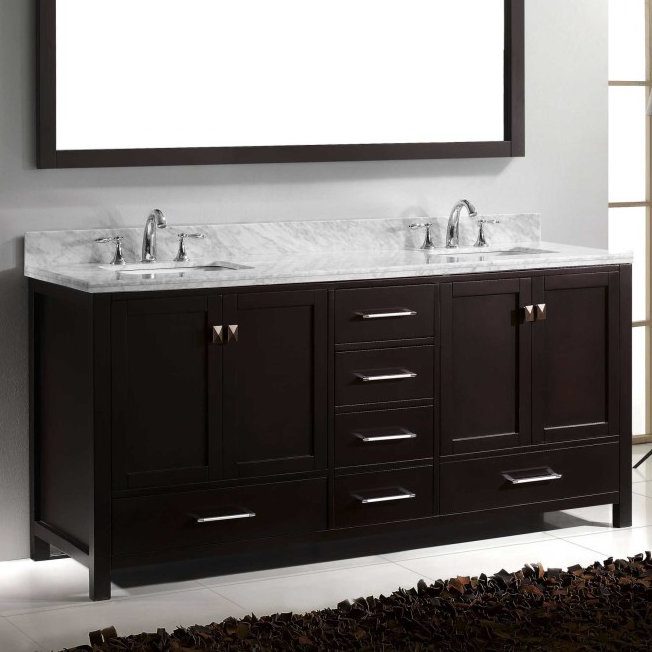 Virtu Caroline Avenue 72" Bathroom Vanity & Reviews Wayfair