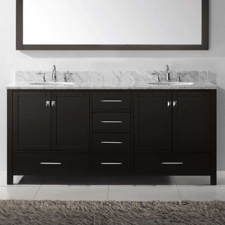 Virtu Caroline Avenue 72" Bathroom Vanity & Reviews Wayfair