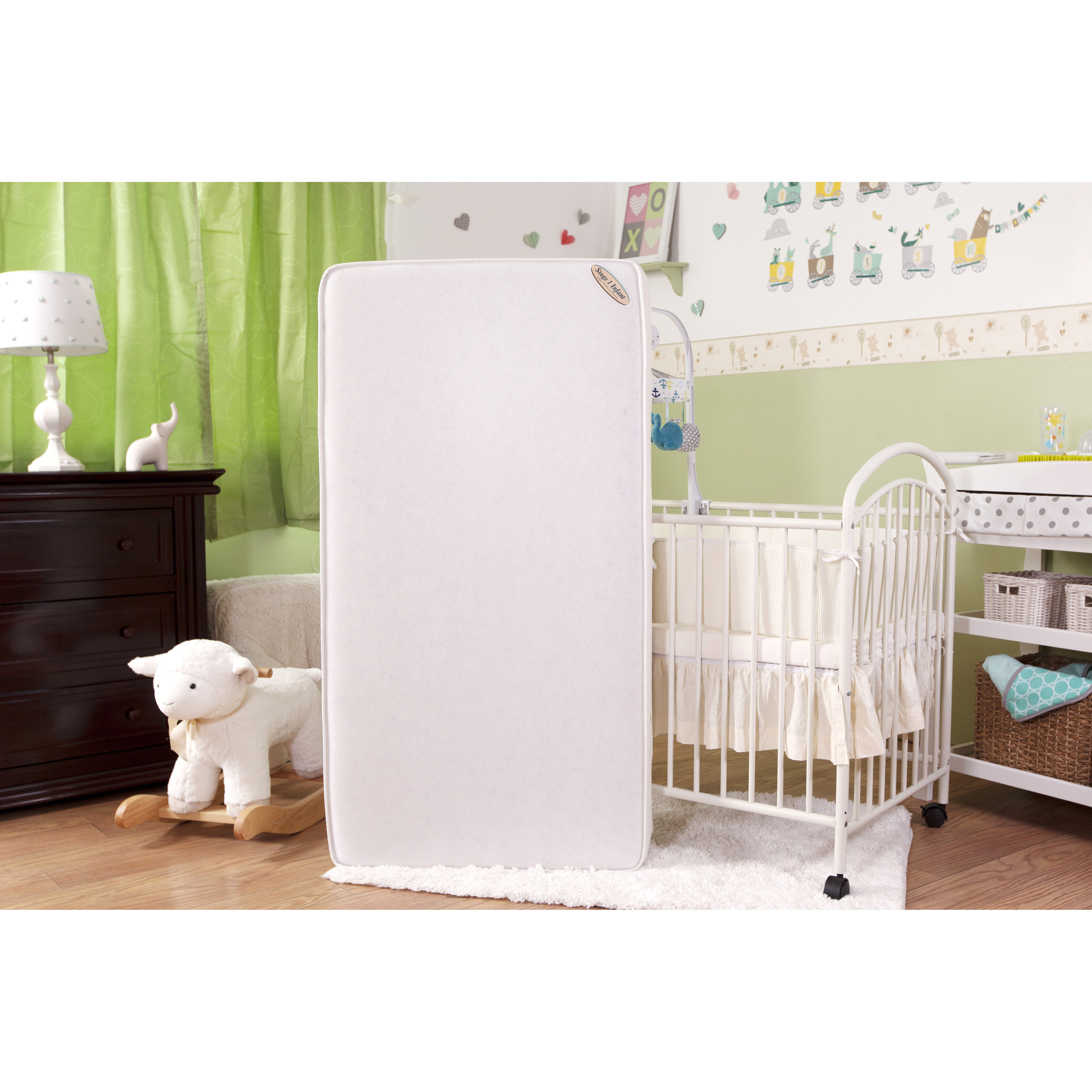 L A Baby Natural V Triple Zone 2 In1 Breathe Safe Soy L A Baby 2 In 1 Organic Soy Foam Crib Mattress