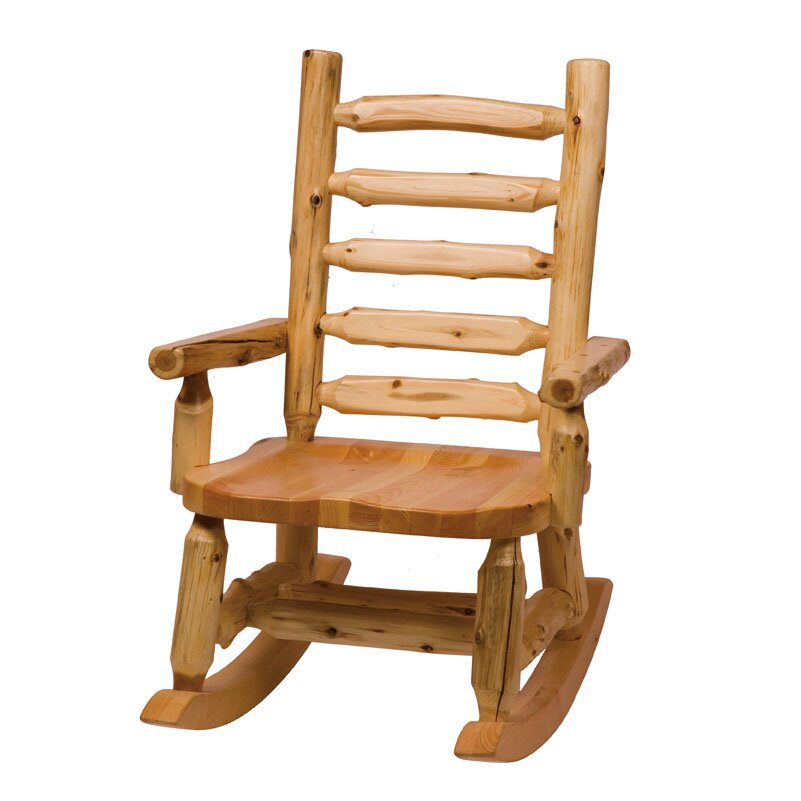 Fireside Lodge Traditional Cedar Log Rocking Chair | Wayfair