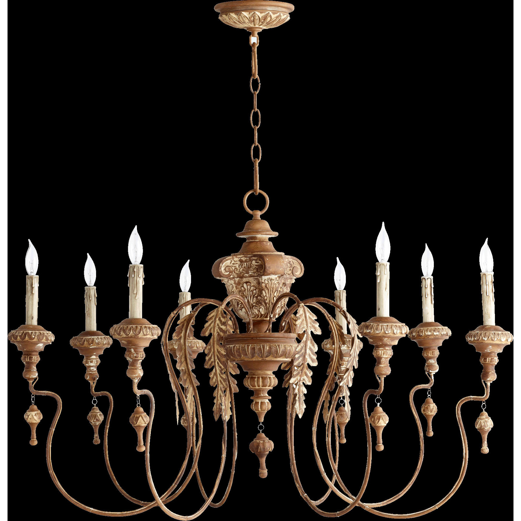 Quorum Salento 8 Light Candle Chandelier & Reviews Wayfair