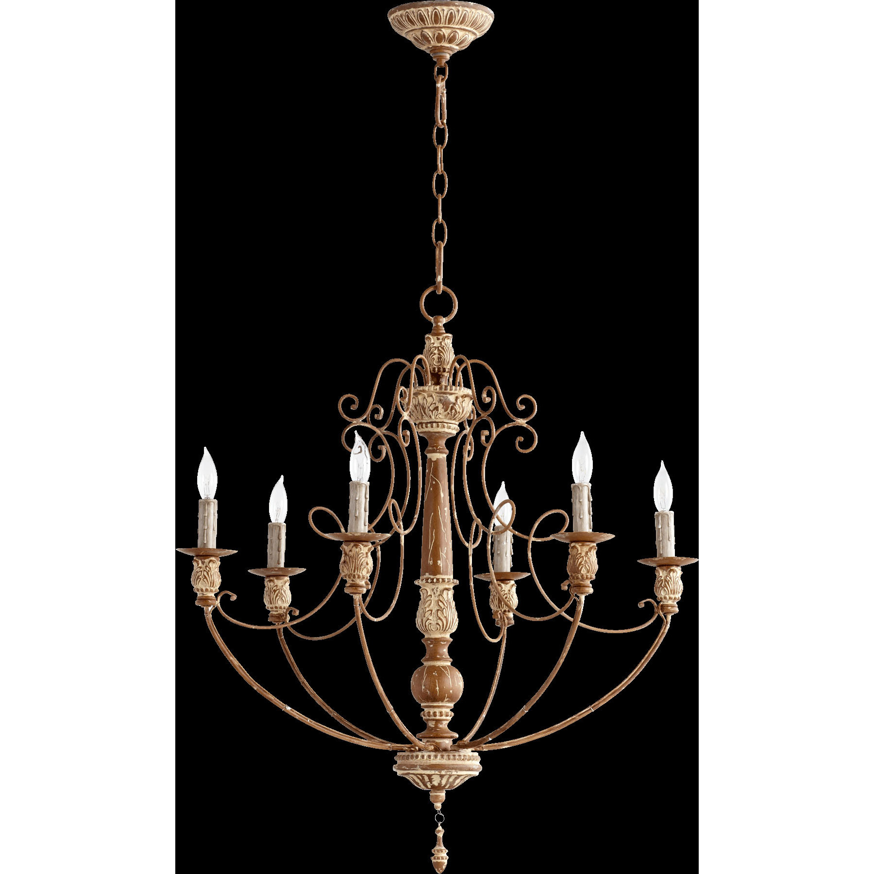 Quorum Salento 6 Light Chandelier & Reviews | Wayfair