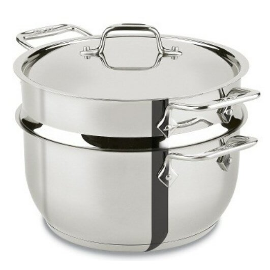 AllClad Specialty Cookware 5 Qt. Steamer with Lid & Reviews Wayfair