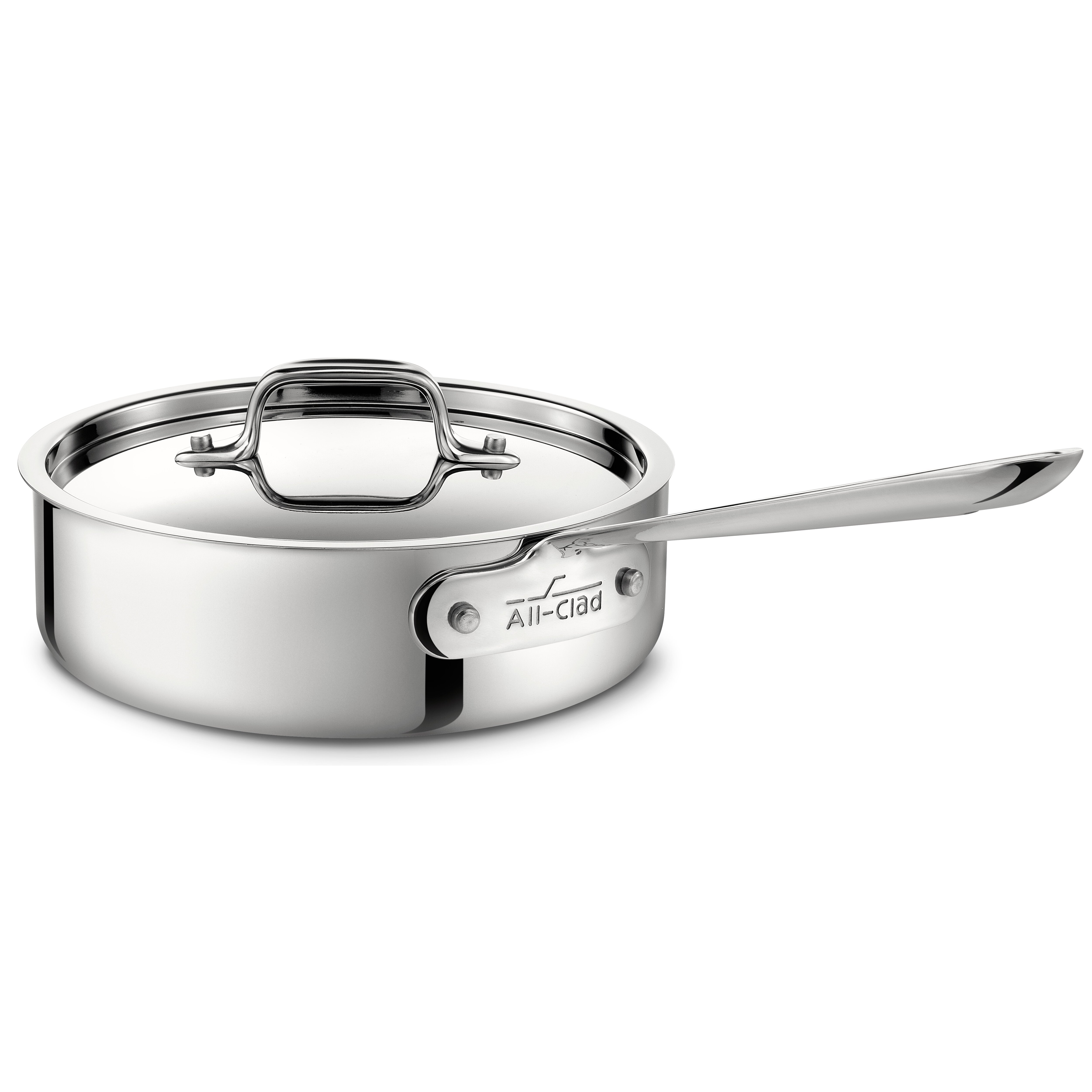 All Clad Stainless Steel Sauté Pan With Lid And Reviews Wayfair 4167