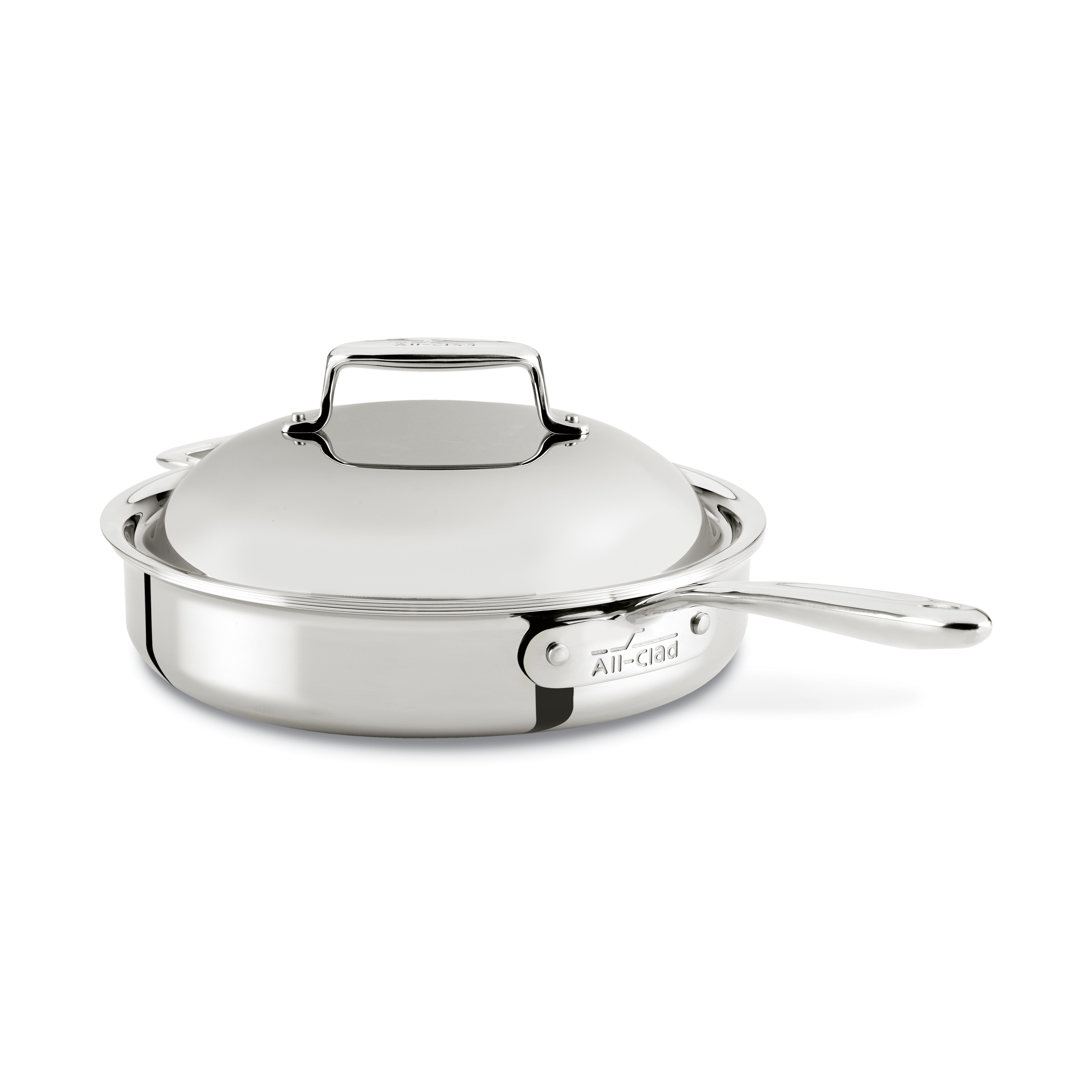 AllClad D7 3qt. Roasting Pan with Lid Wayfair