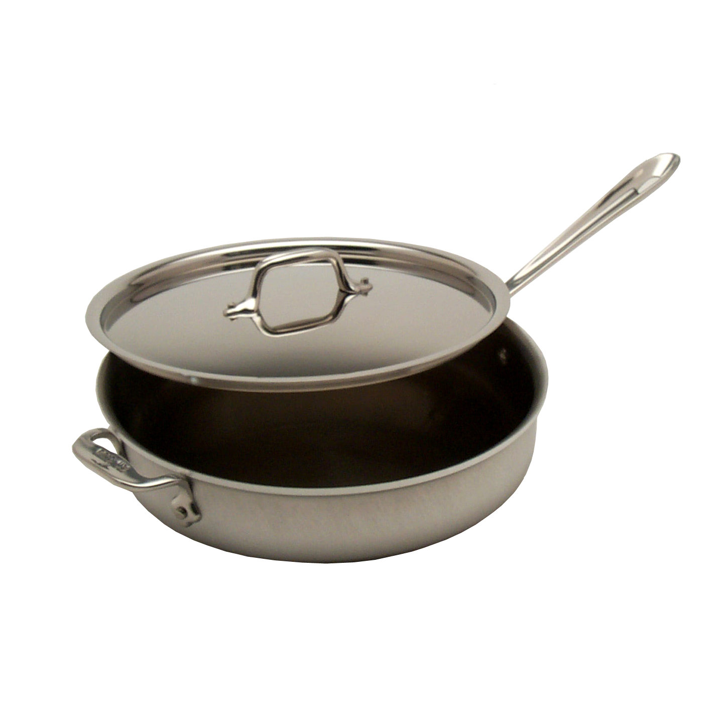 AllClad Master Chef 2 Sauté Pan with Lid & Reviews Wayfair