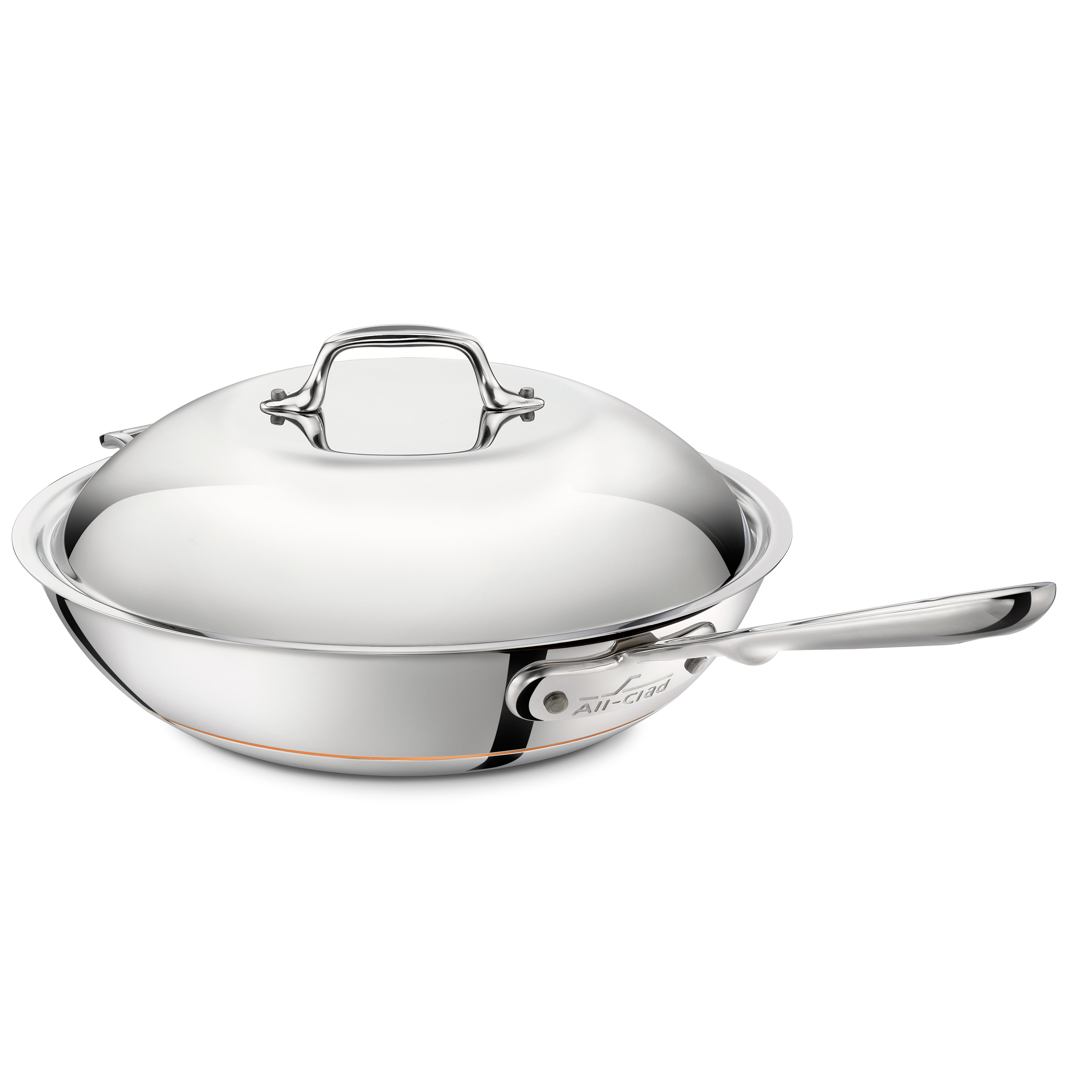 All-Clad Copper Core 12" Chef's Pan with Lid & Reviews ...