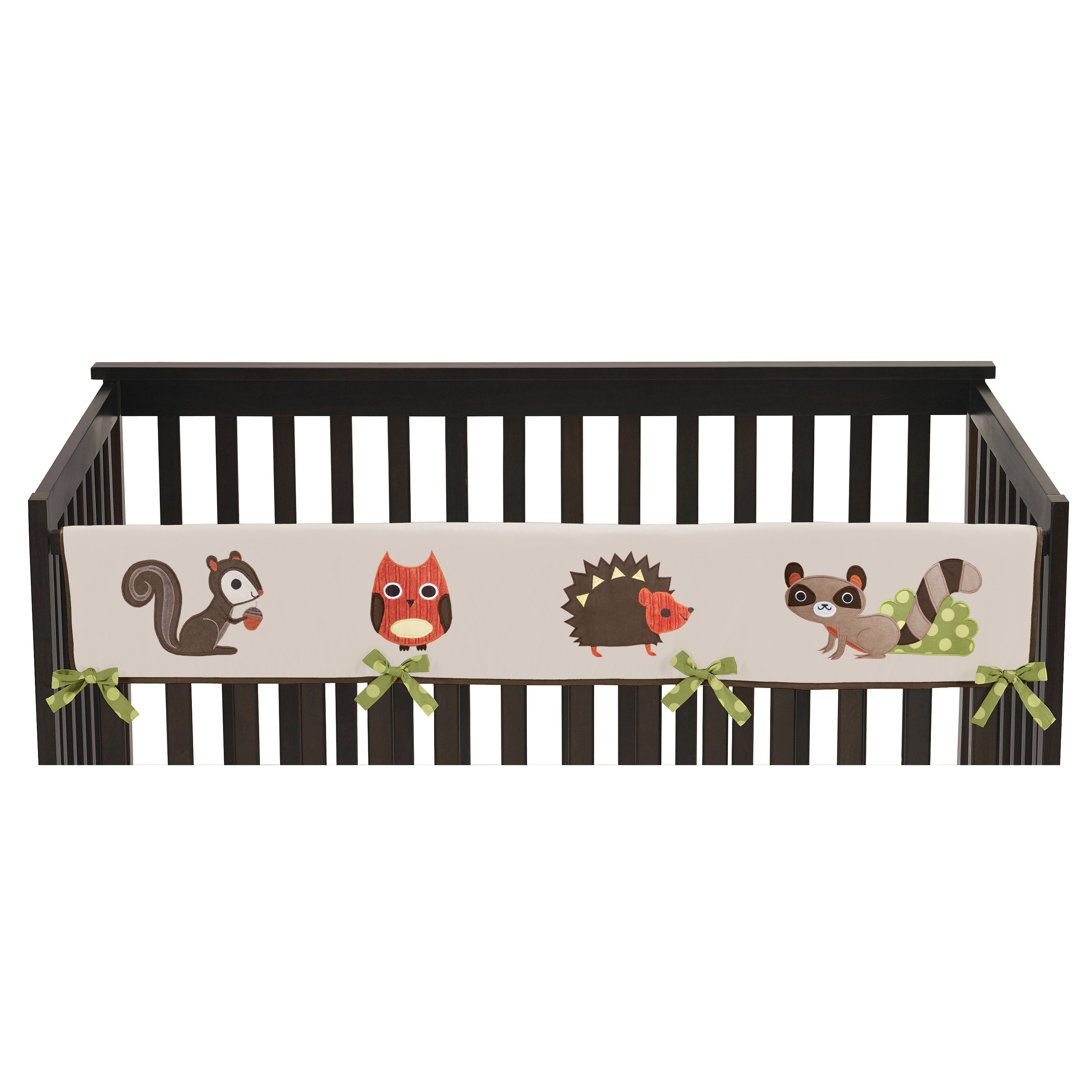 Sweet Jojo Designs Forest Friends Long Crib Rail Guard Cover & Reviews