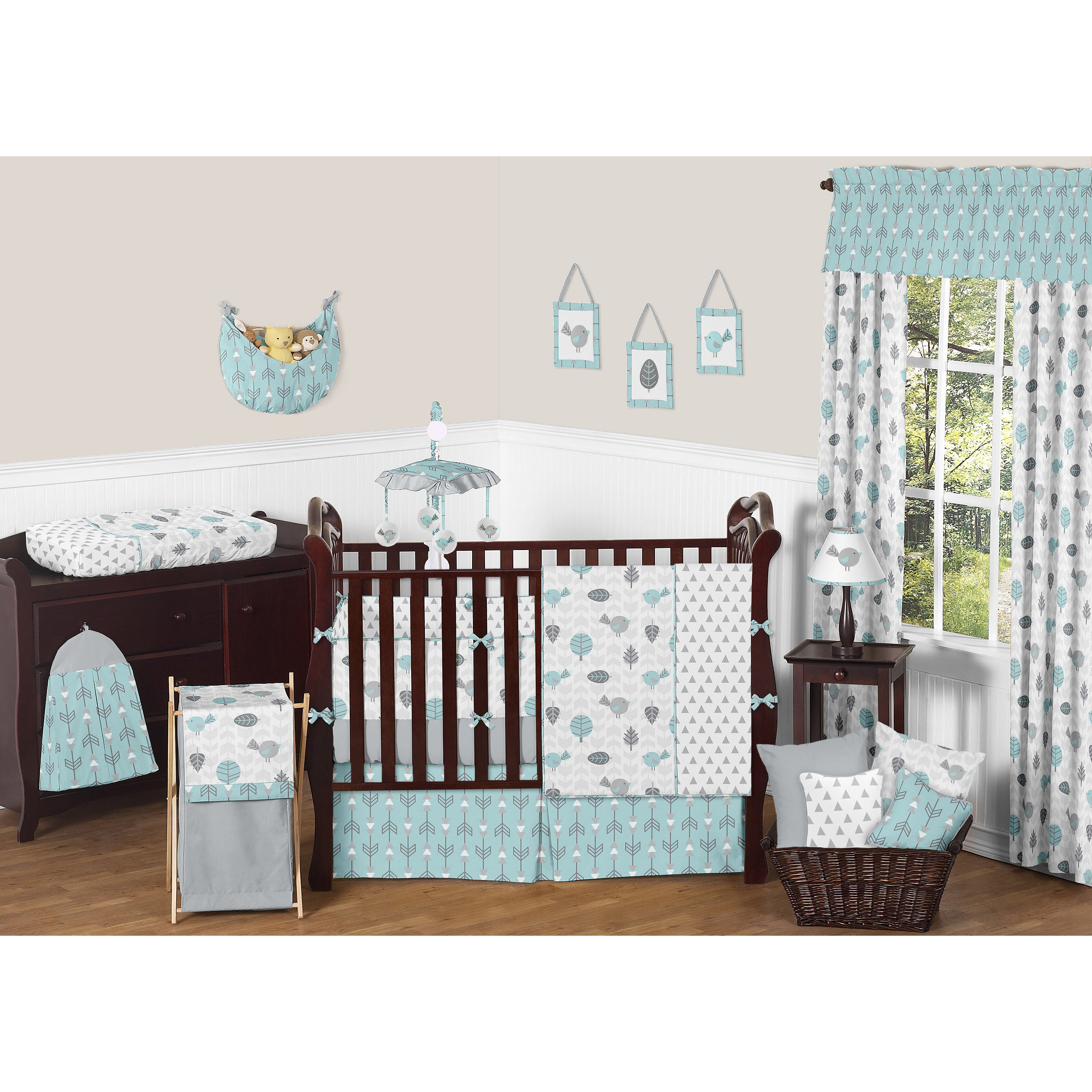 Sweet Jojo Designs Earth and Sky 9 Piece Crib Bedding Set & Reviews