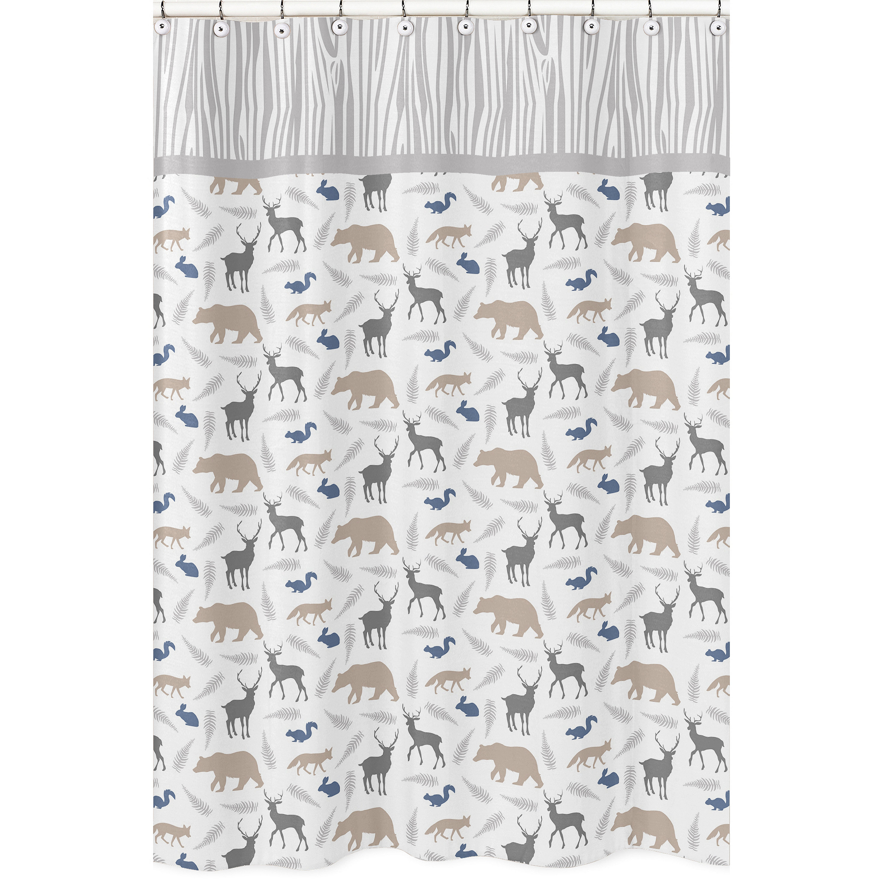 Sweet Jojo Designs Woodland Animals Shower Curtain & Reviews Wayfair