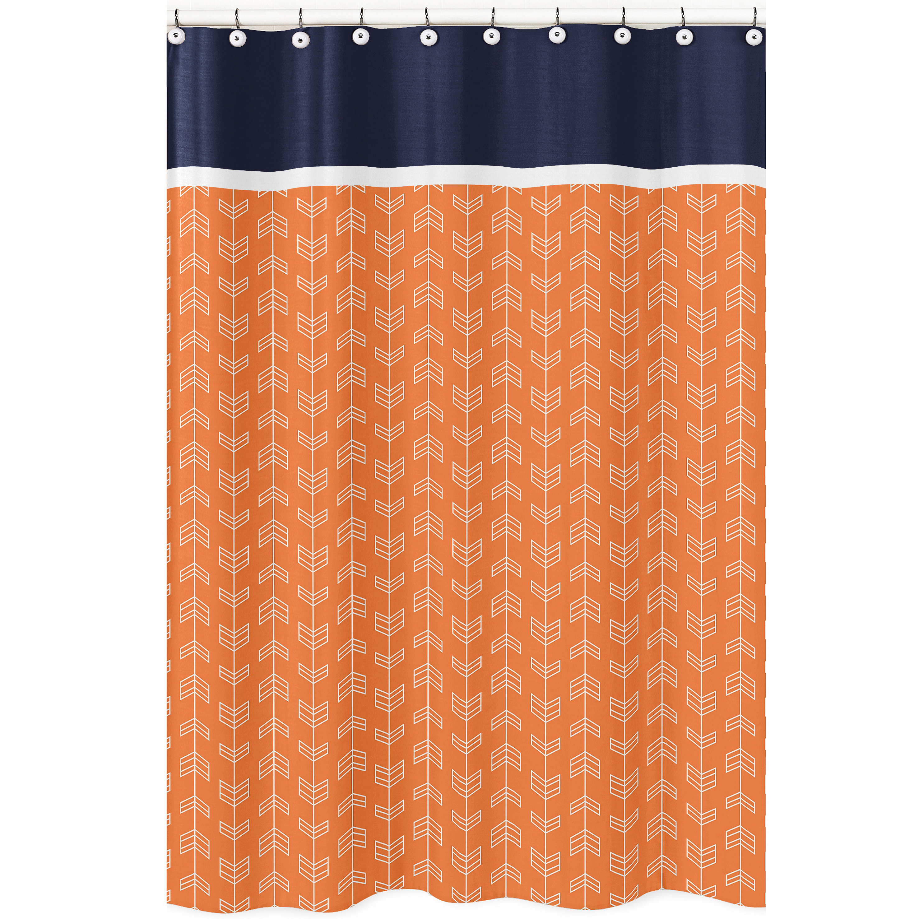 Sweet Jojo Designs Arrow Microfiber Shower Curtain & Reviews | Wayfair