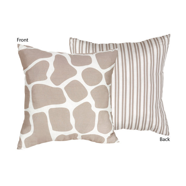 Sweet Jojo Designs Giraffe Cotton Throw Pillow & Reviews Wayfair
