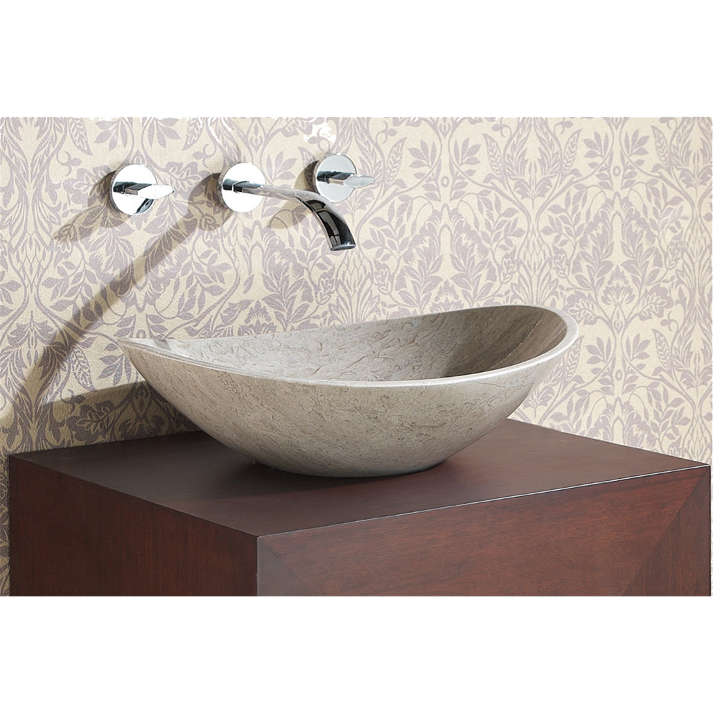 Avanity Oval Stone Vessel Bathroom Sink & Reviews Wayfair
