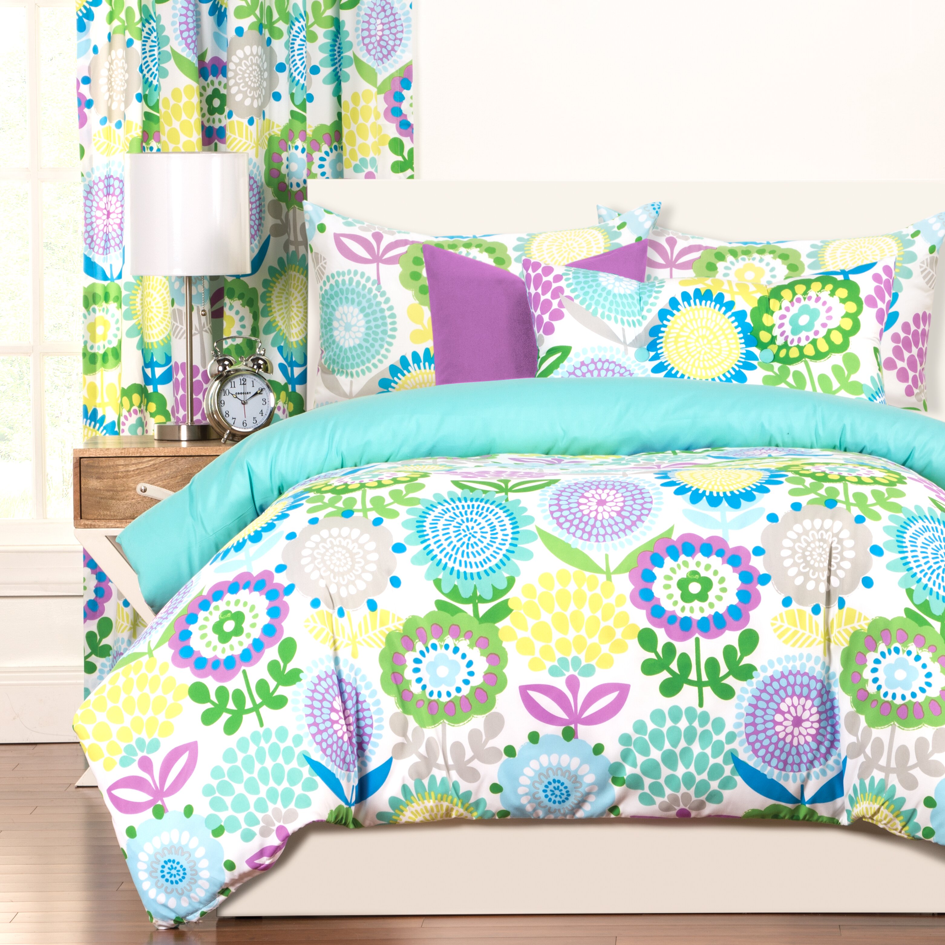 Crayola Crayola Pointillist Pansy Duvet Cover Set | Wayfair.ca