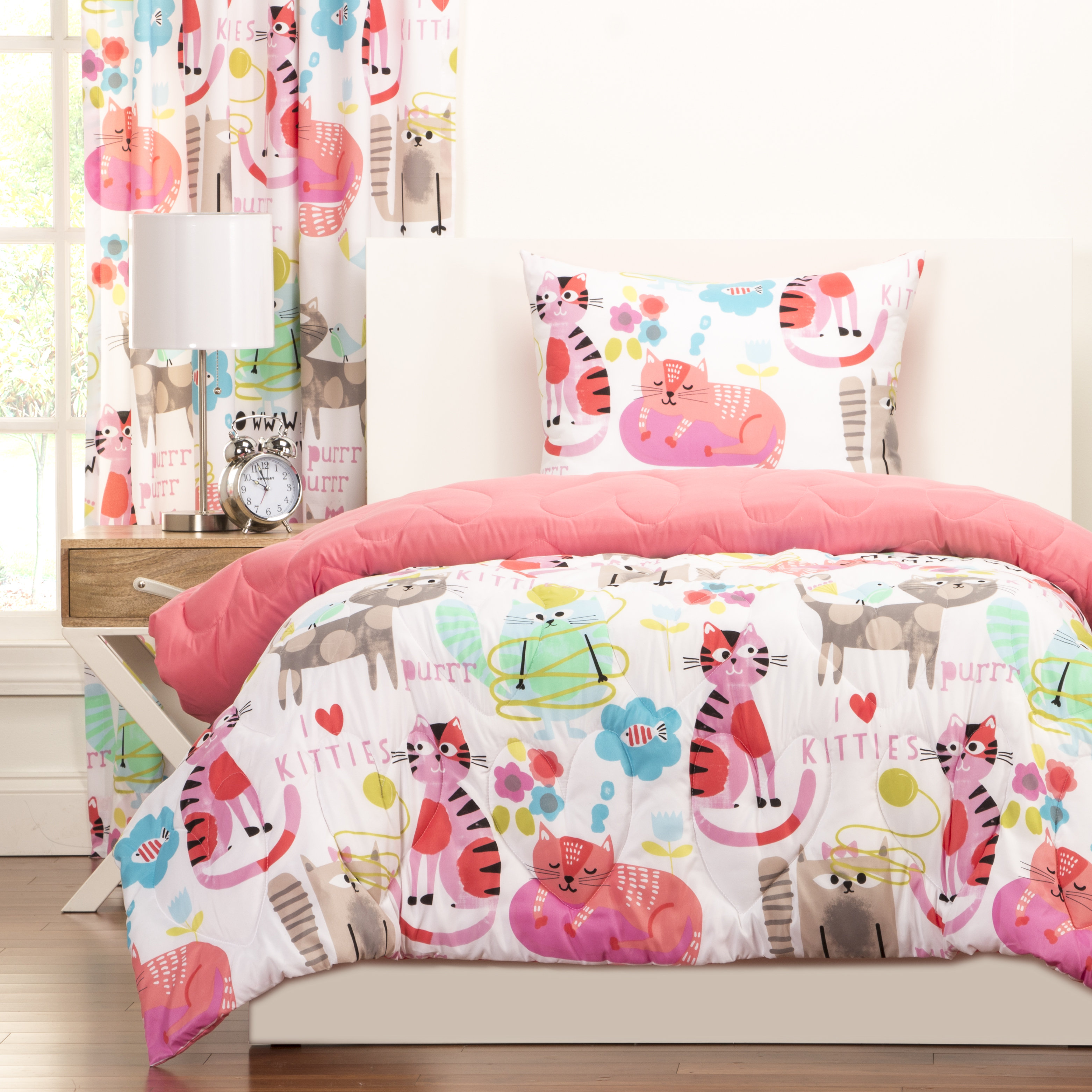 Crayola Crayola Purrty Cat Comforter Set & Reviews Wayfair
