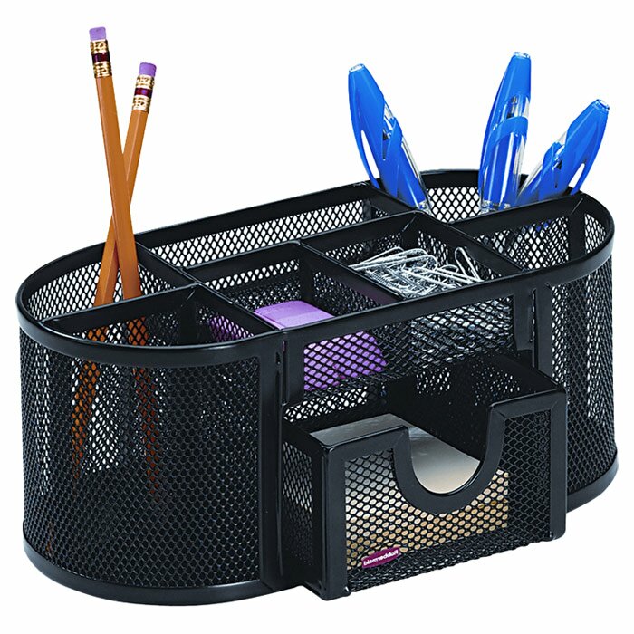 Eldon Rolodex Mesh Pencil Cup Organizer Steel, 4 Compartments & Reviews ...