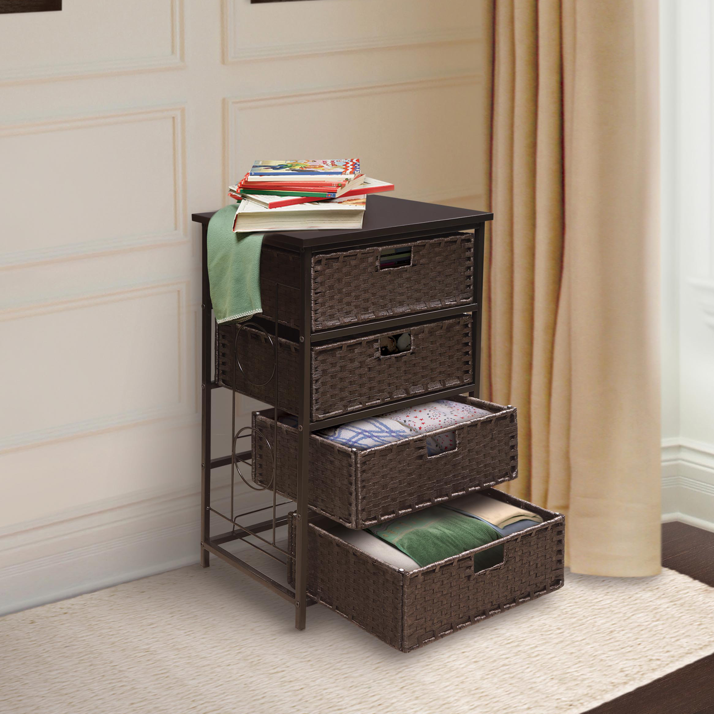 Badger Basket August 4Drawer Storage Chest & Reviews Wayfair