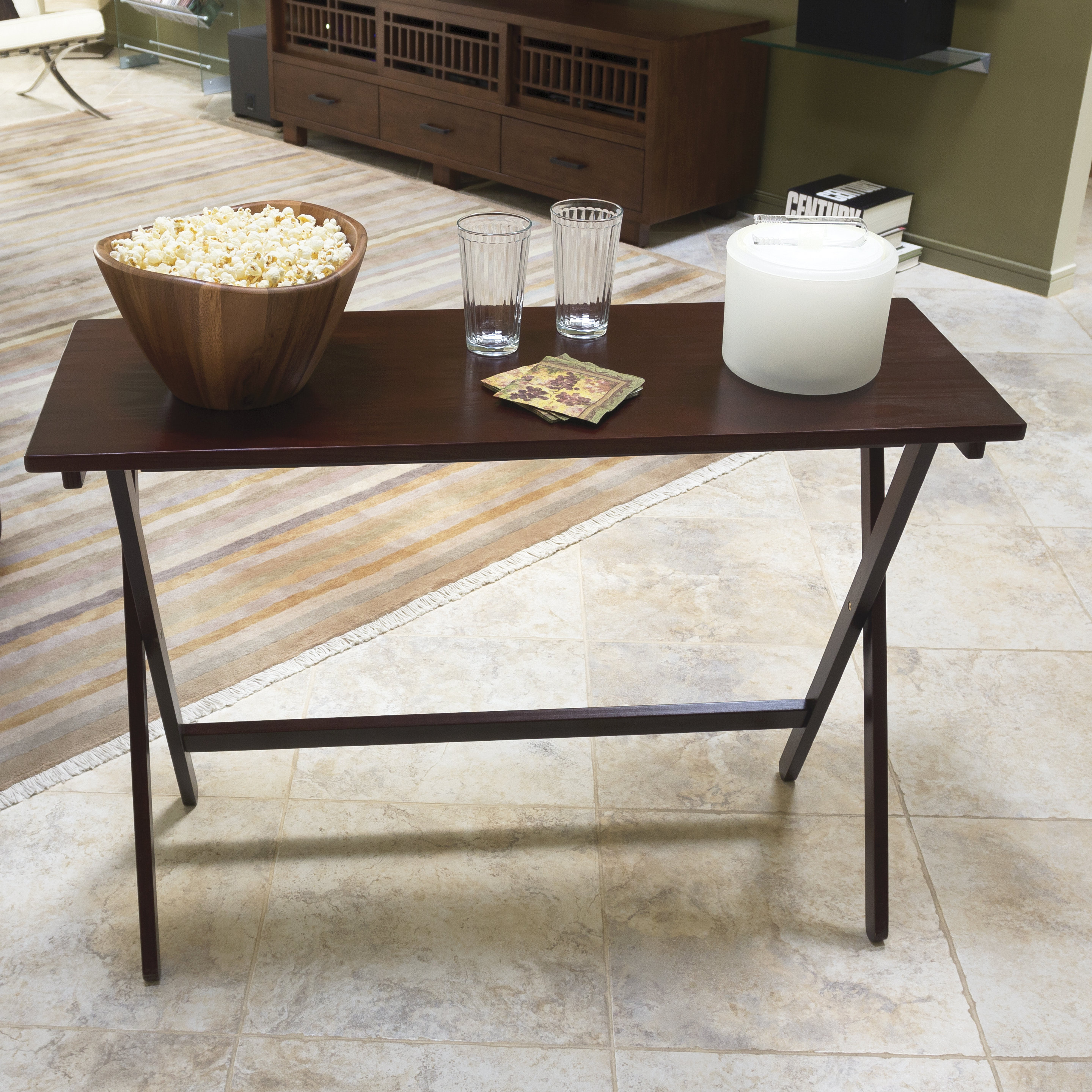 Lipper International 42" Rectangular Folding Table & Reviews Wayfair