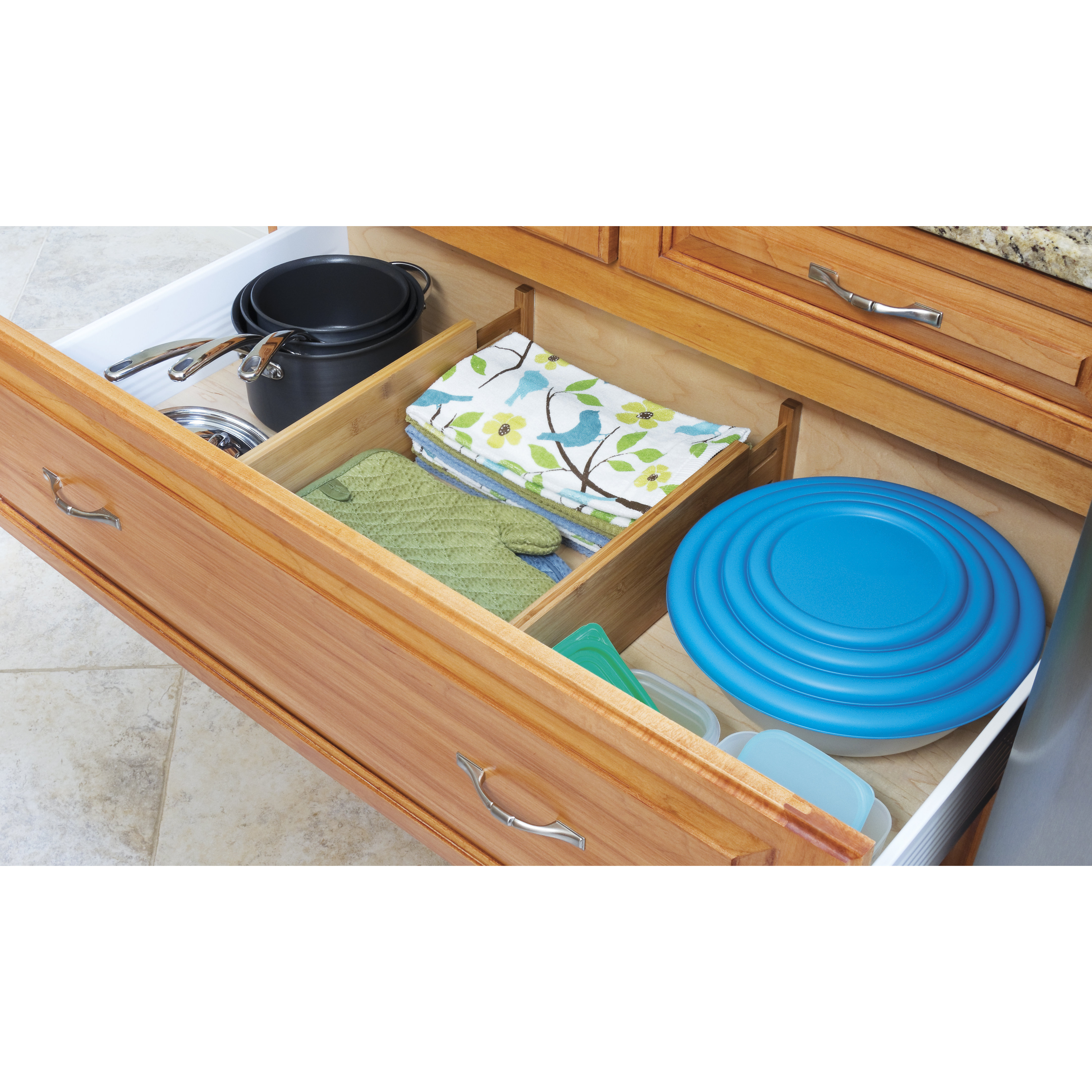 Lipper International Bamboo Kitchen Drawer Divider & Reviews Wayfair