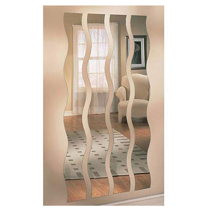 Mirrotek Wave Strip Wall Mirror & Reviews Wayfair