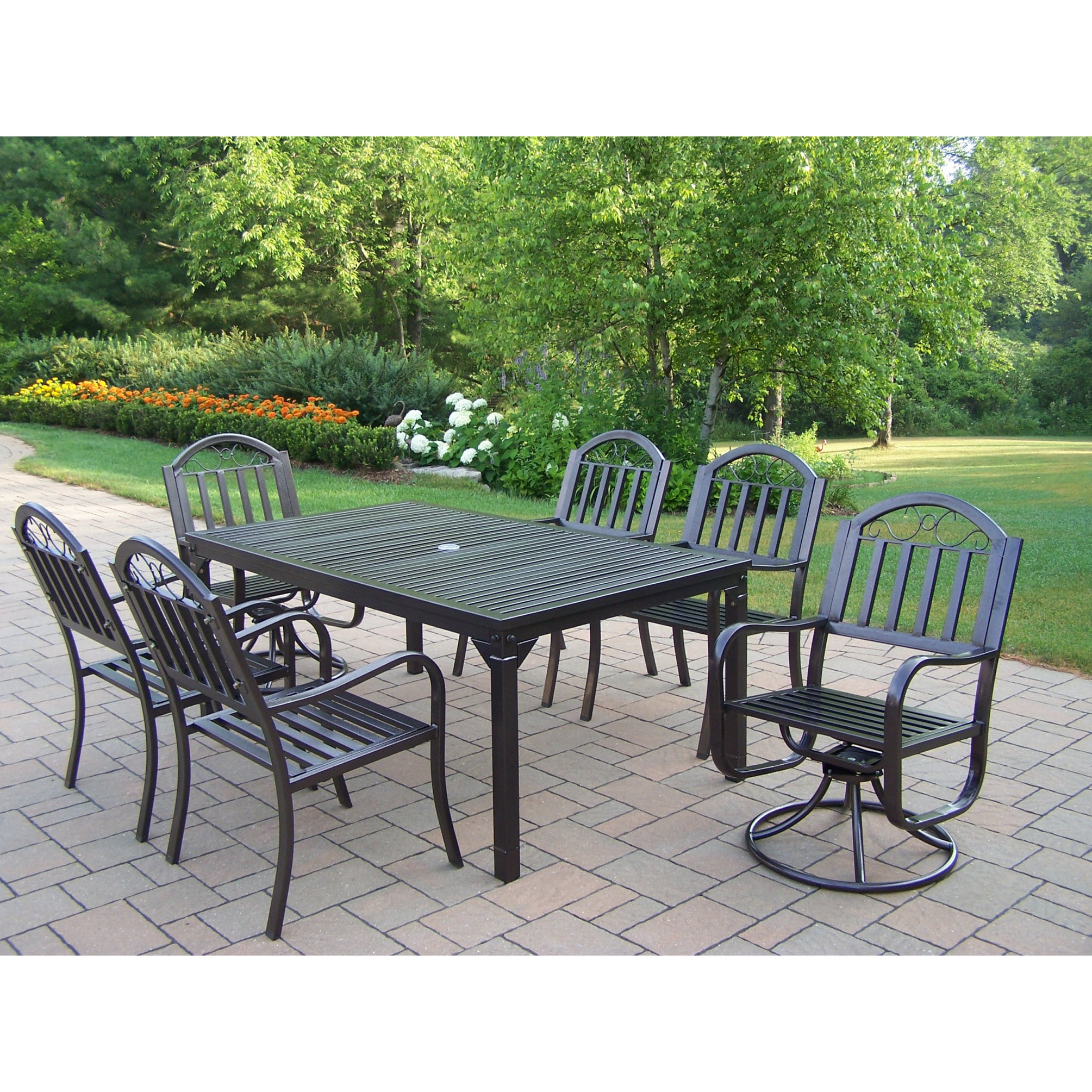 Oakland Living Rochester 7 Piece Dining Set & Reviews Wayfair
