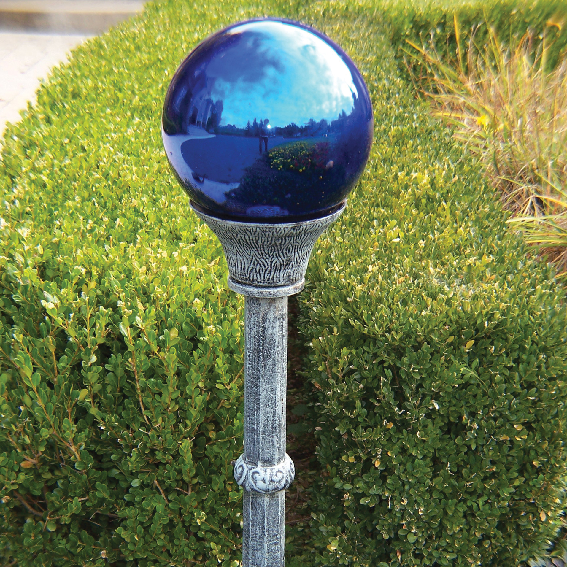 Oakland Living Gazing Globe with Pedestal Stand Wayfair