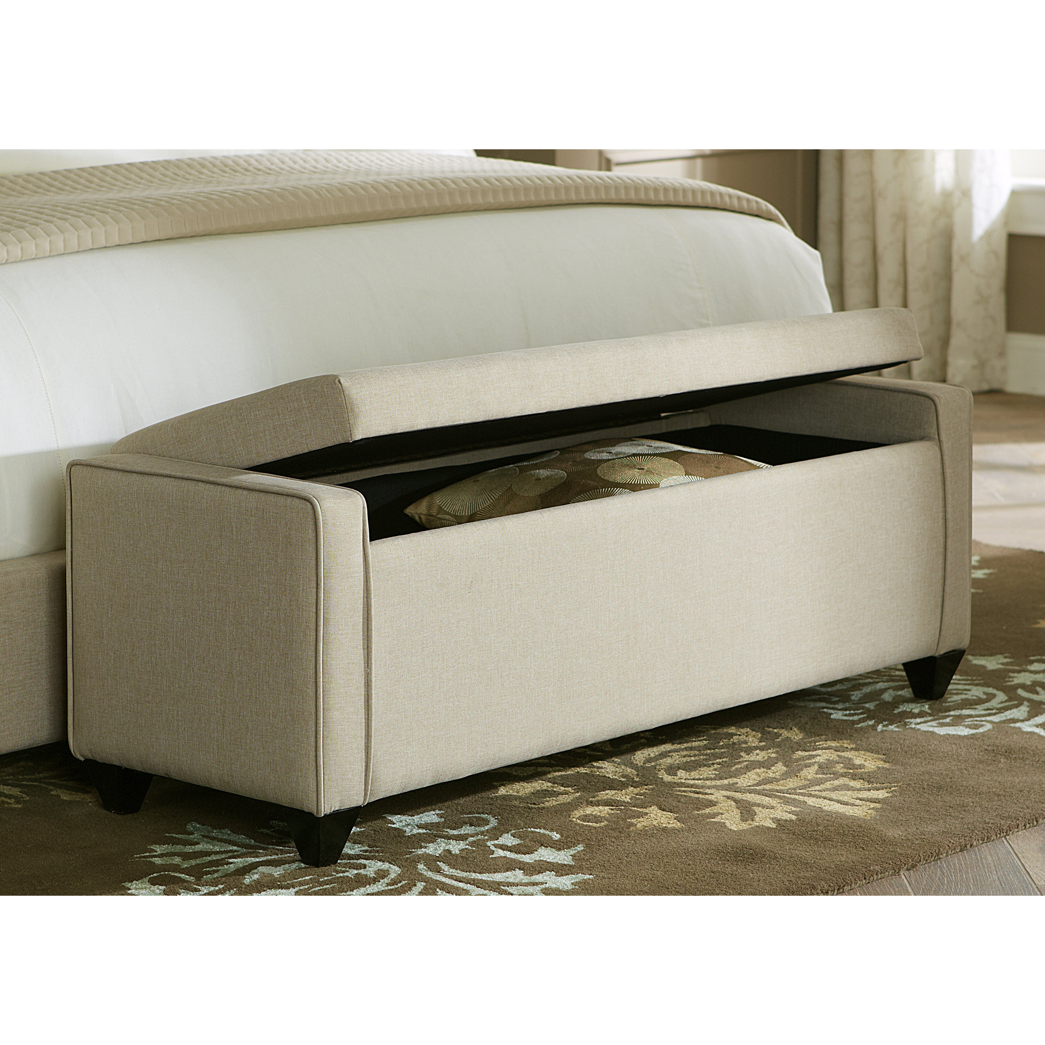 Liberty Furniture Upholstered Storage Bedroom Bench 150 BR47