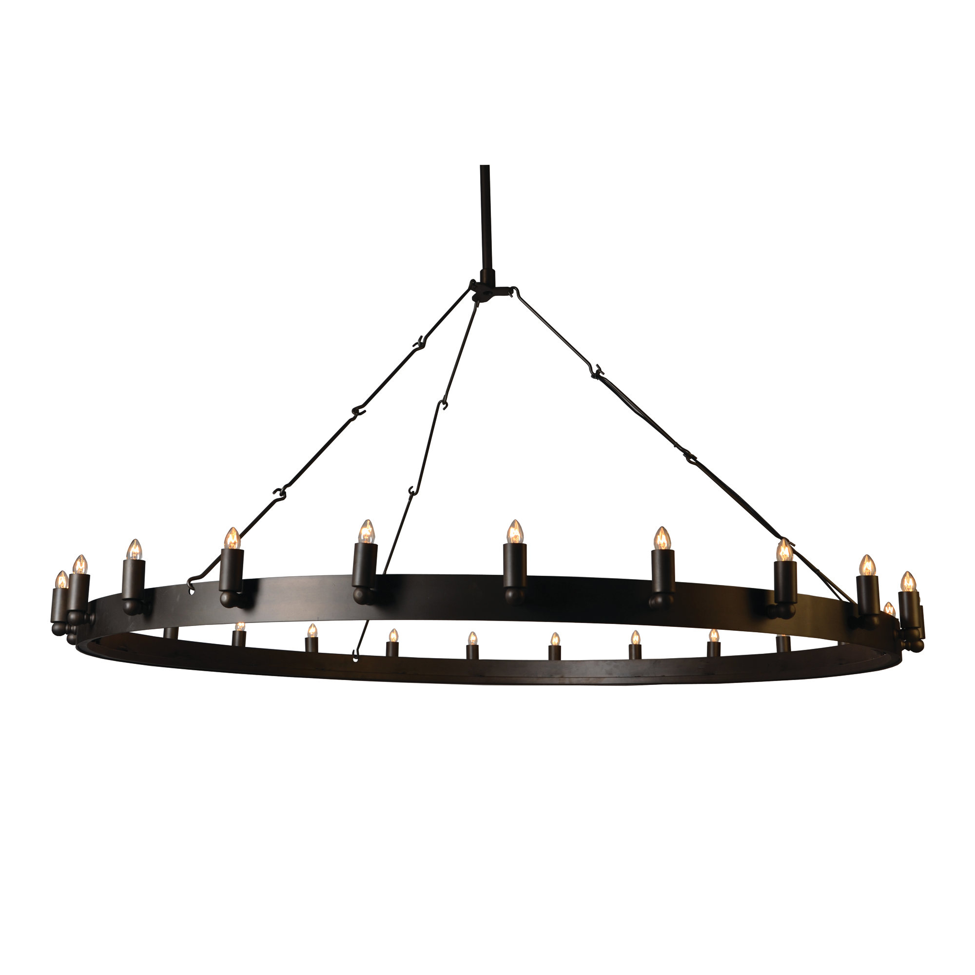 Yosemite Home Decor Farrington 24 Light Candle Chandelier 