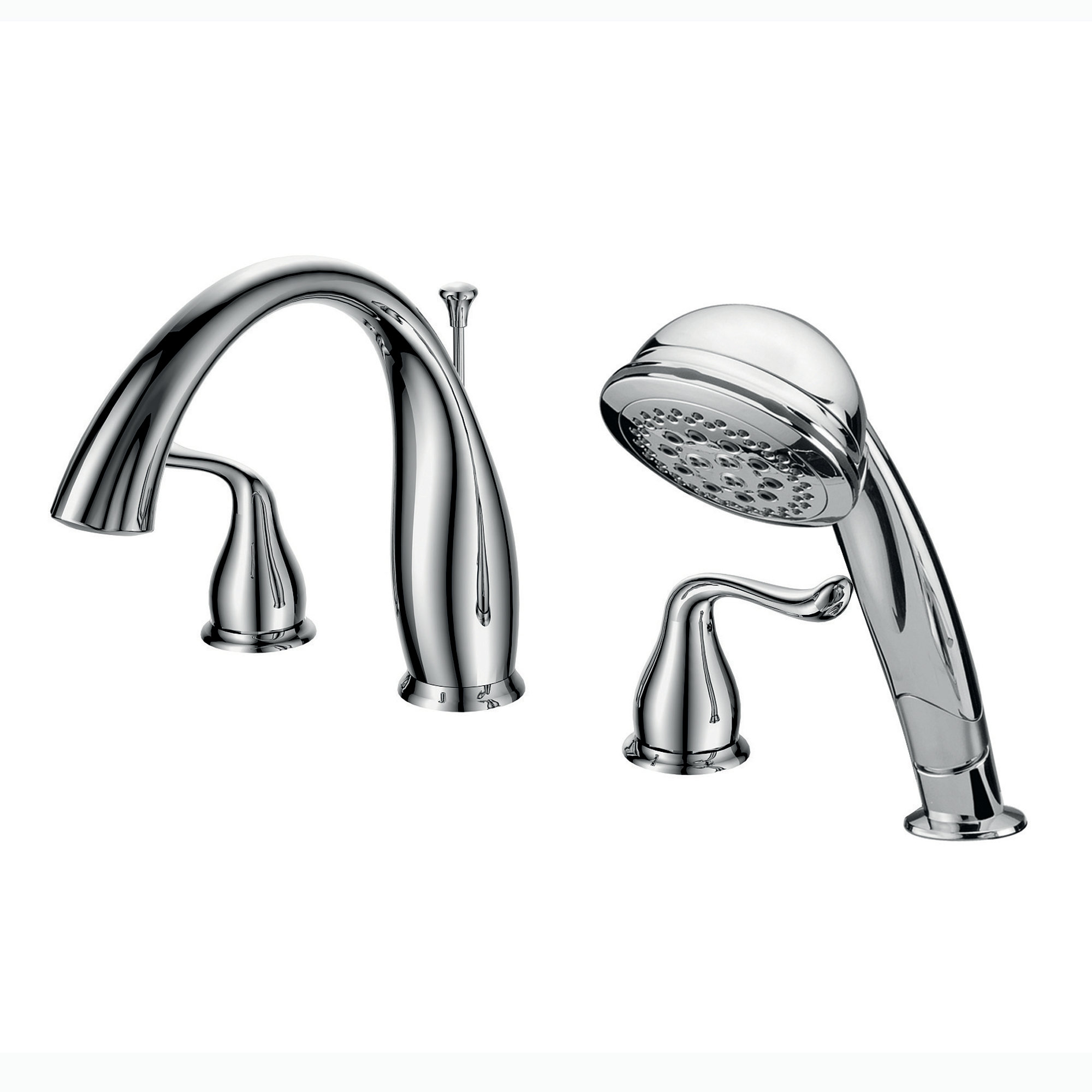 Yosemite Home Decor Roman Tub Faucet with HandHeld Shower & Reviews