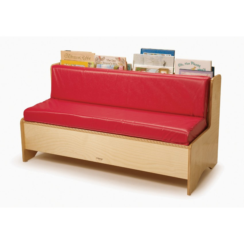 Whitney Bros. Comfy Reading Center Kids Sofa with Storage Compartment