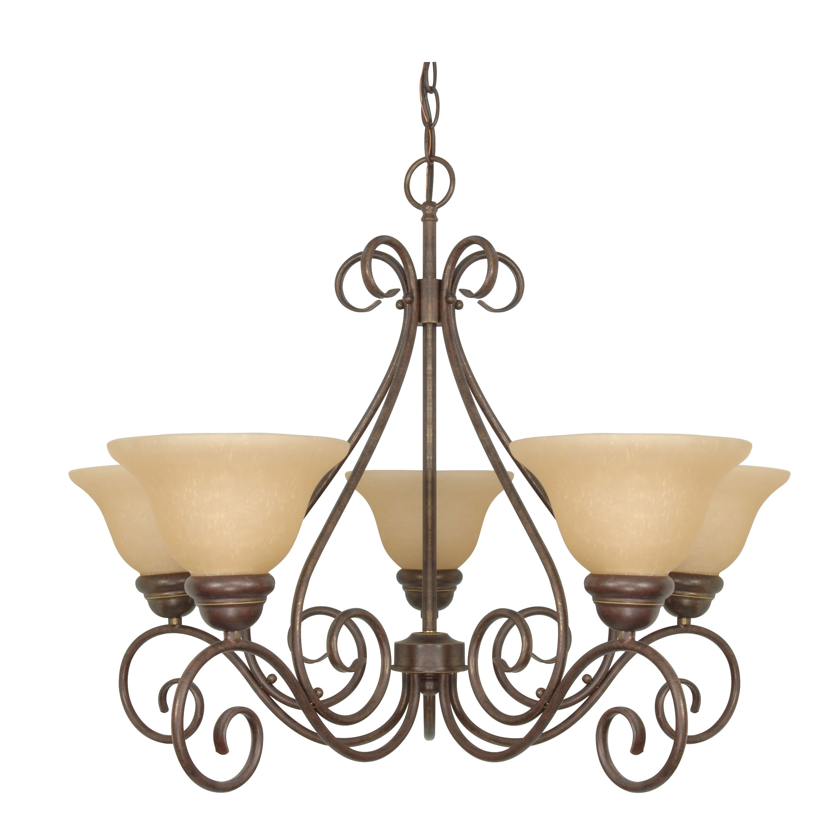 Nuvo Lighting Castillo 5 Light Chandelier & Reviews Wayfair