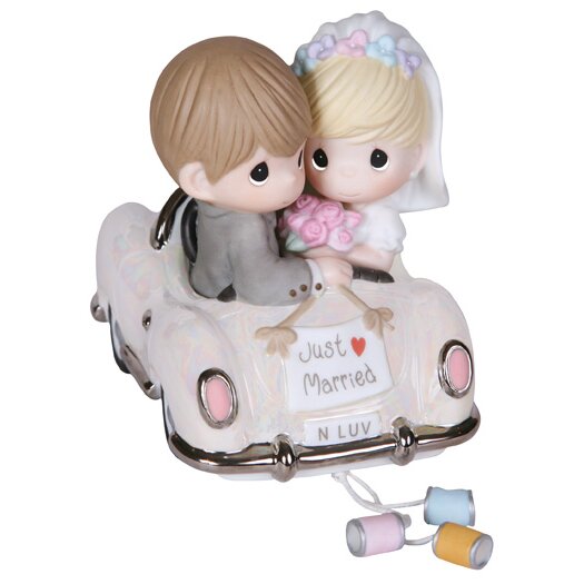 Precious Moments "Just Married" Wedding Figurine & Reviews | Wayfair