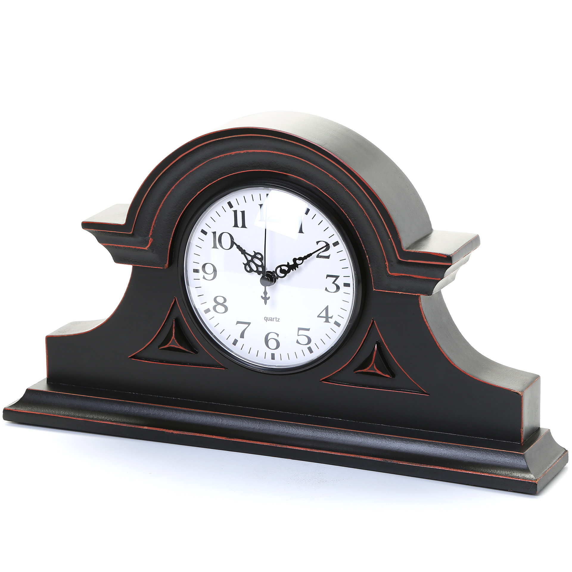 IMAX Mantel Clock in Black & Reviews Wayfair