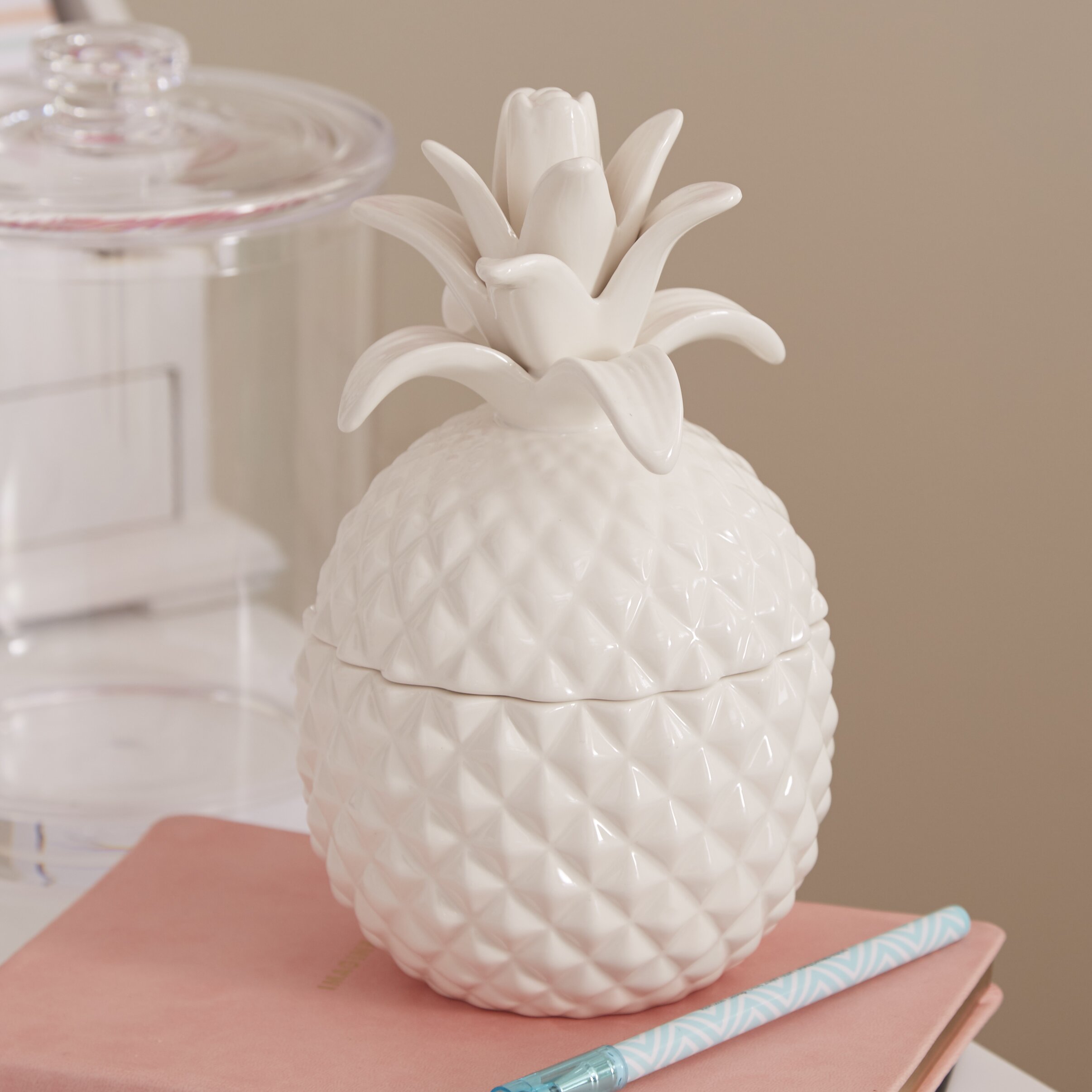 Imax Bala Lidded Pineapple Decorative Jar & Reviews 