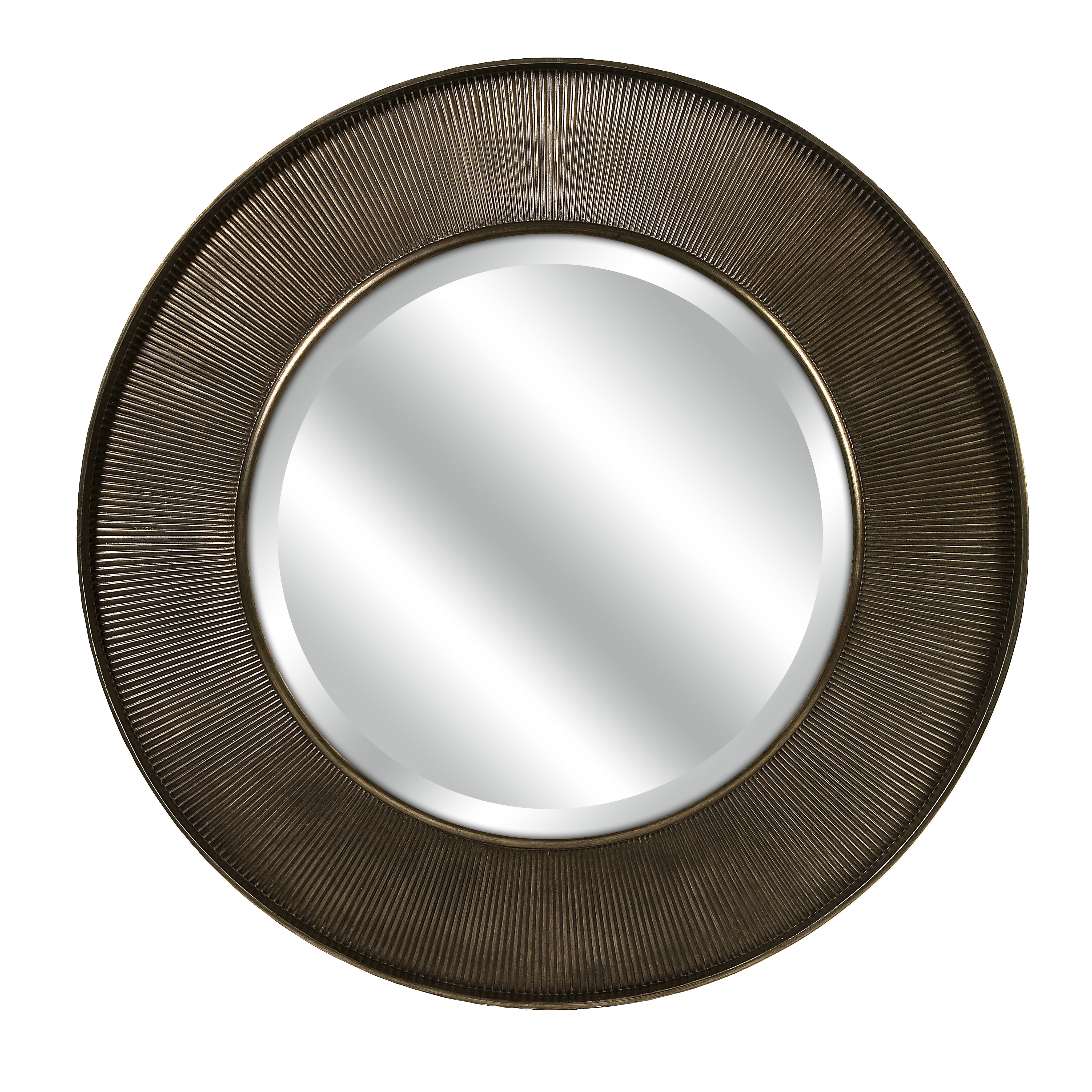 IMAX Harcourt Round Wall Mirror & Reviews | Wayfair