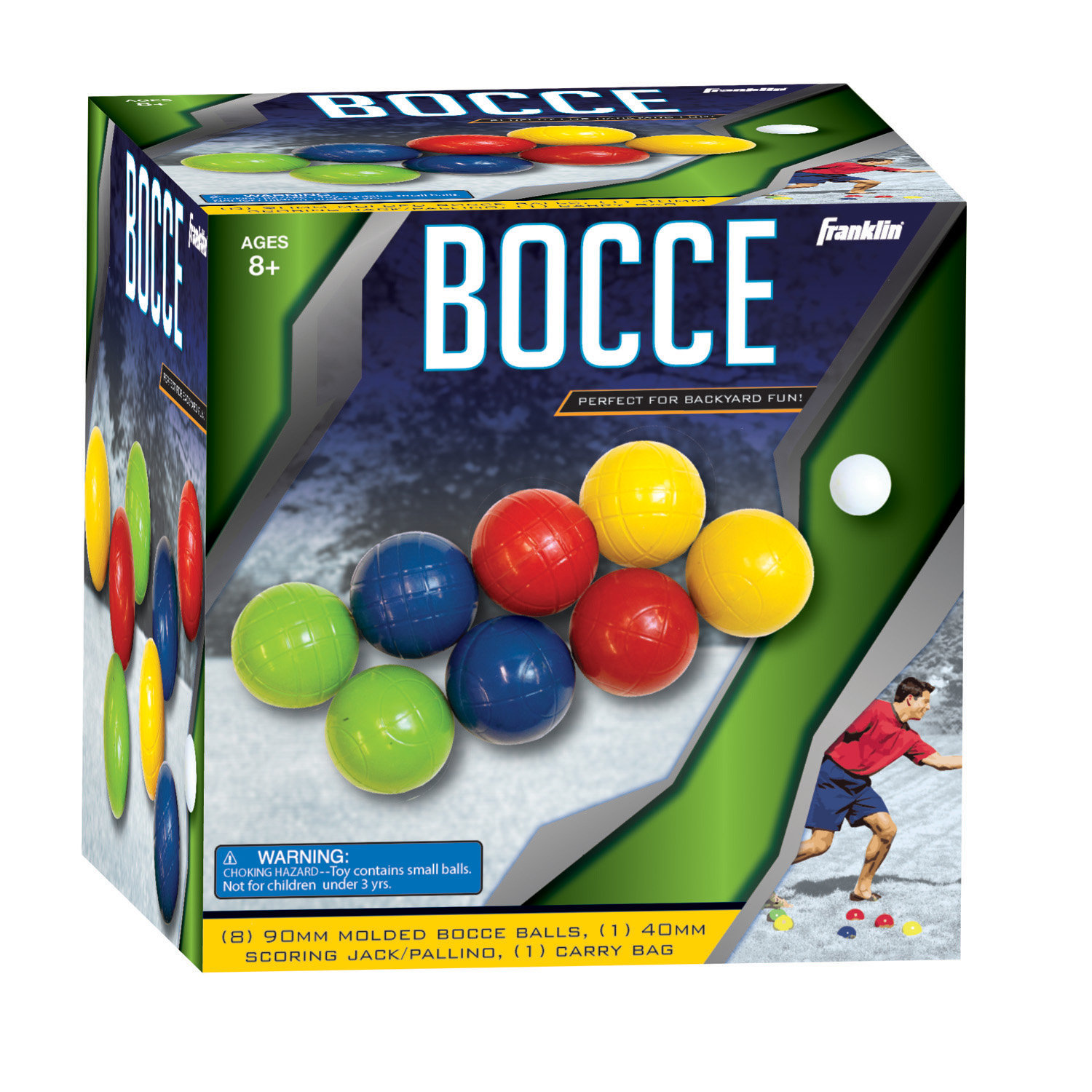 Franklin Sports Recreational 8 Piece Bocce Ball Set & Reviews Wayfair