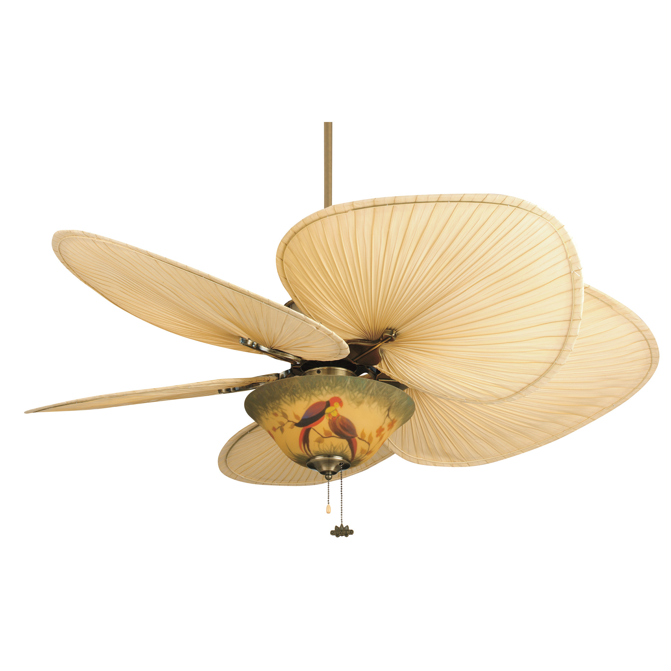 Fanimation 52 Islander 5 Palm Blade Ceiling Fan Reviews Wayfair Fanimation 52 Quot Islander 5 Palm Blade Ceiling Fan
