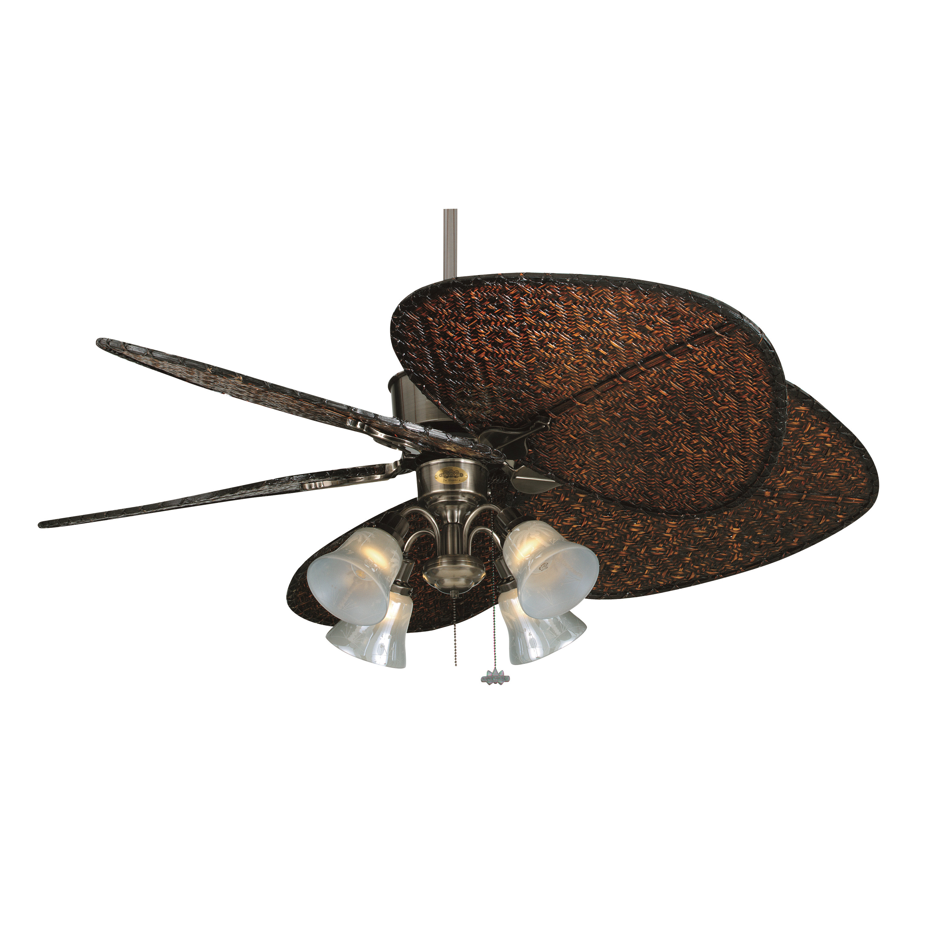Fanimation 52" Islander 5 Bamboo Blade Ceiling Fan ...