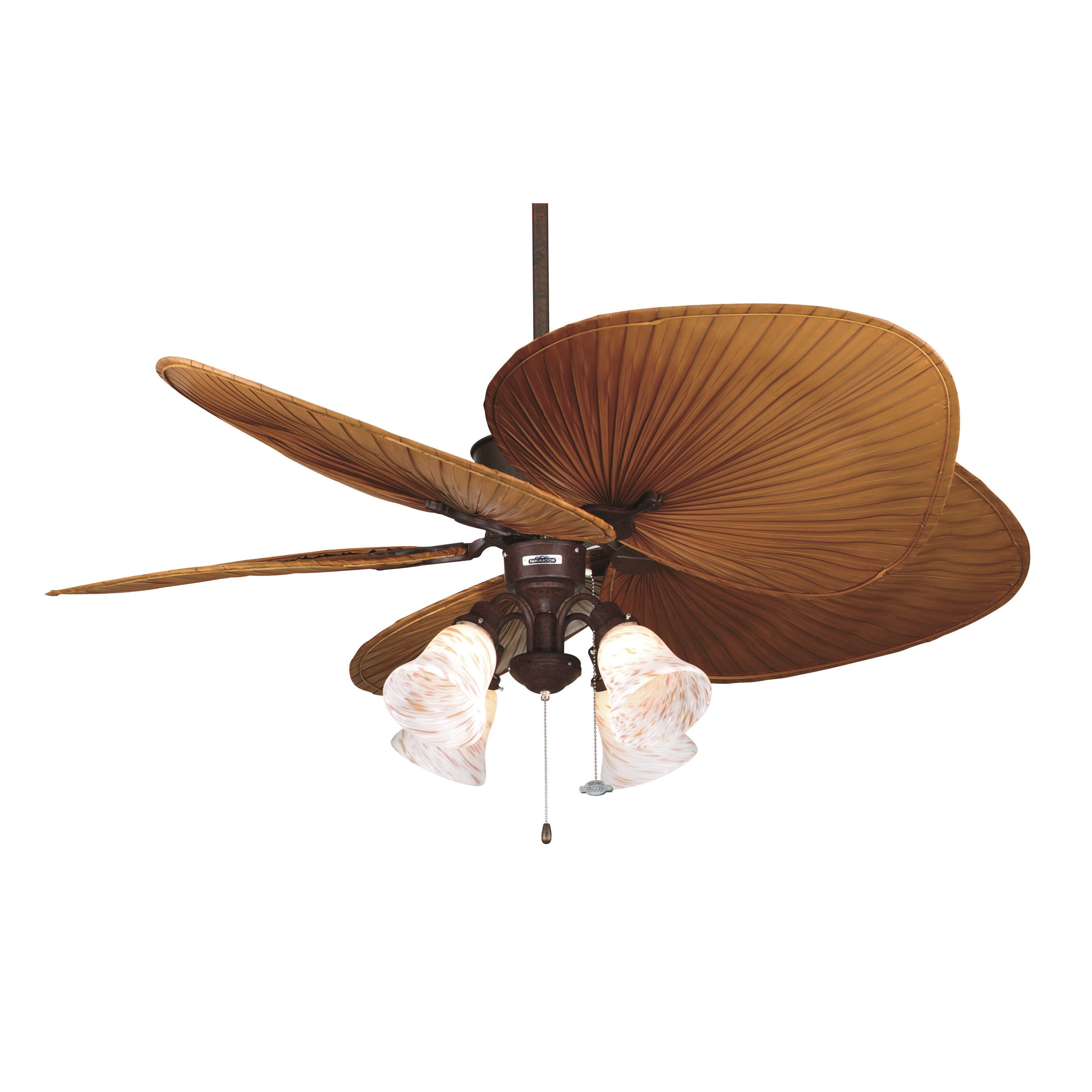 Fanimation 52 Islander 5 Palm Blade Ceiling Fan Reviews Wayfair Fanimation 52 Quot Islander 5 Palm Blade Ceiling Fan