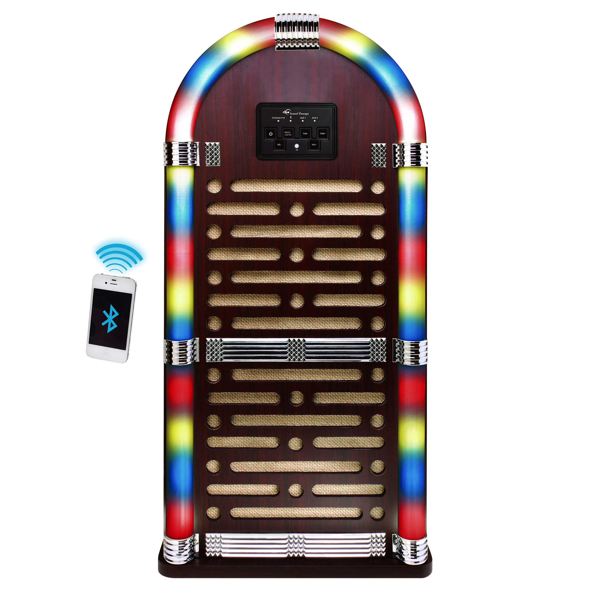 Northwest Big Bluetooth Juke Box Speaker System with Lights & Reviews Wayfair